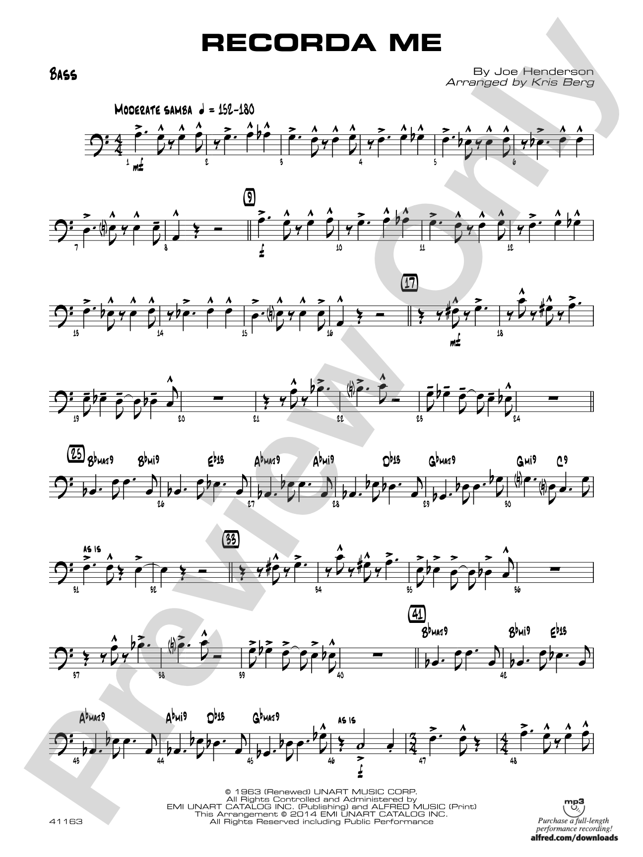 Recorda me: String Bass