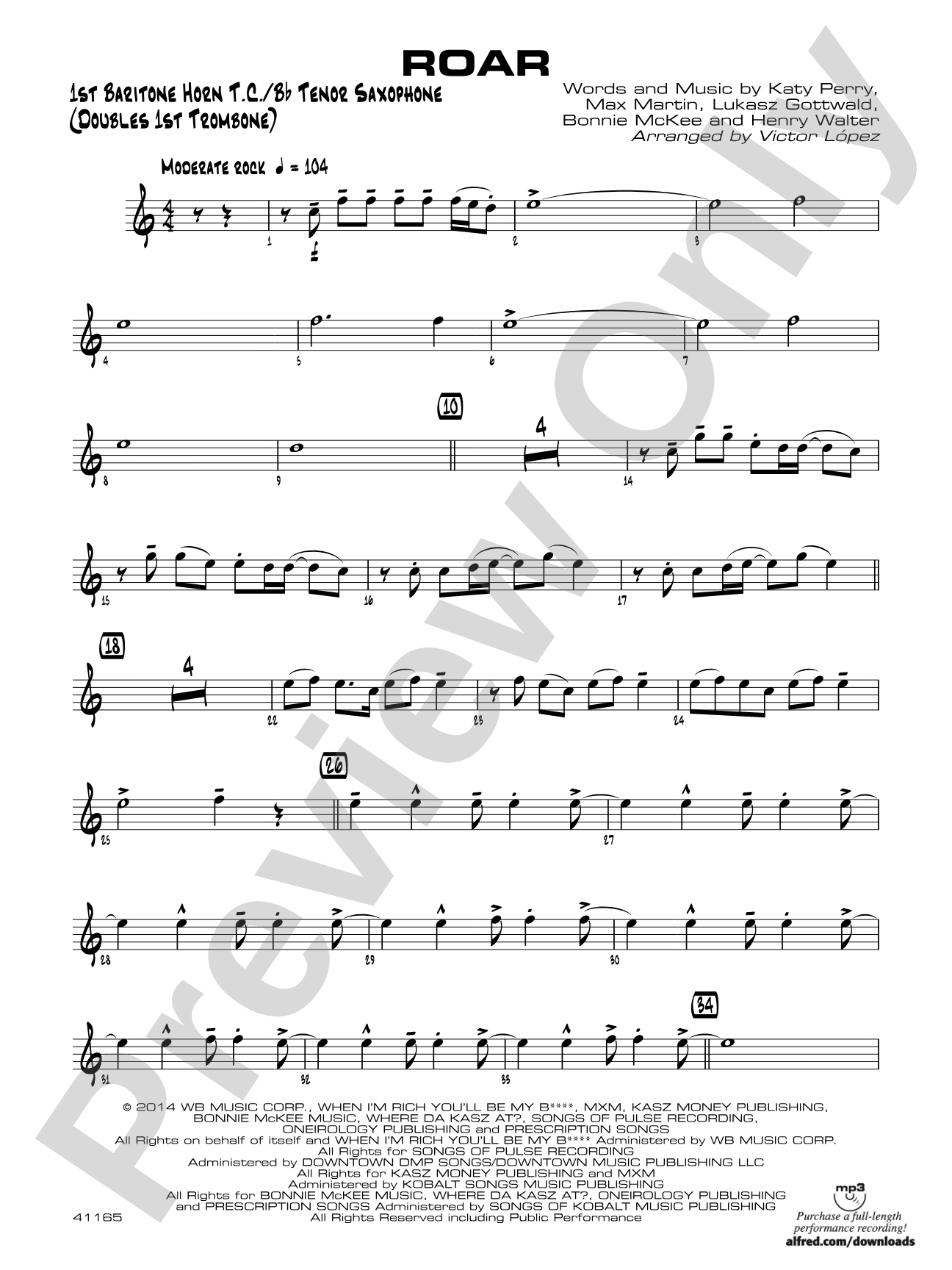 Roar: Baritone T.C.