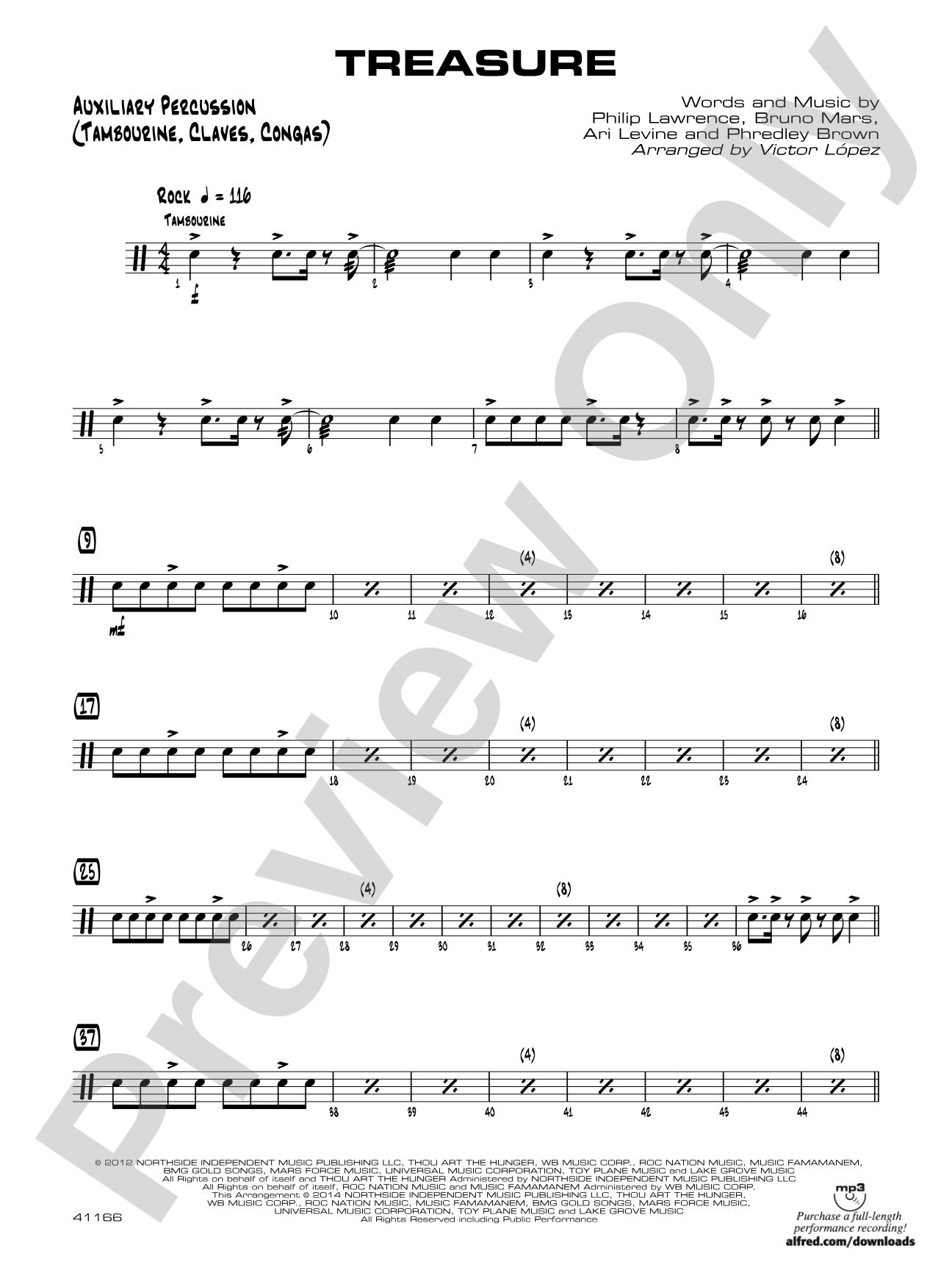 Treasure: Auxiliary Percussion