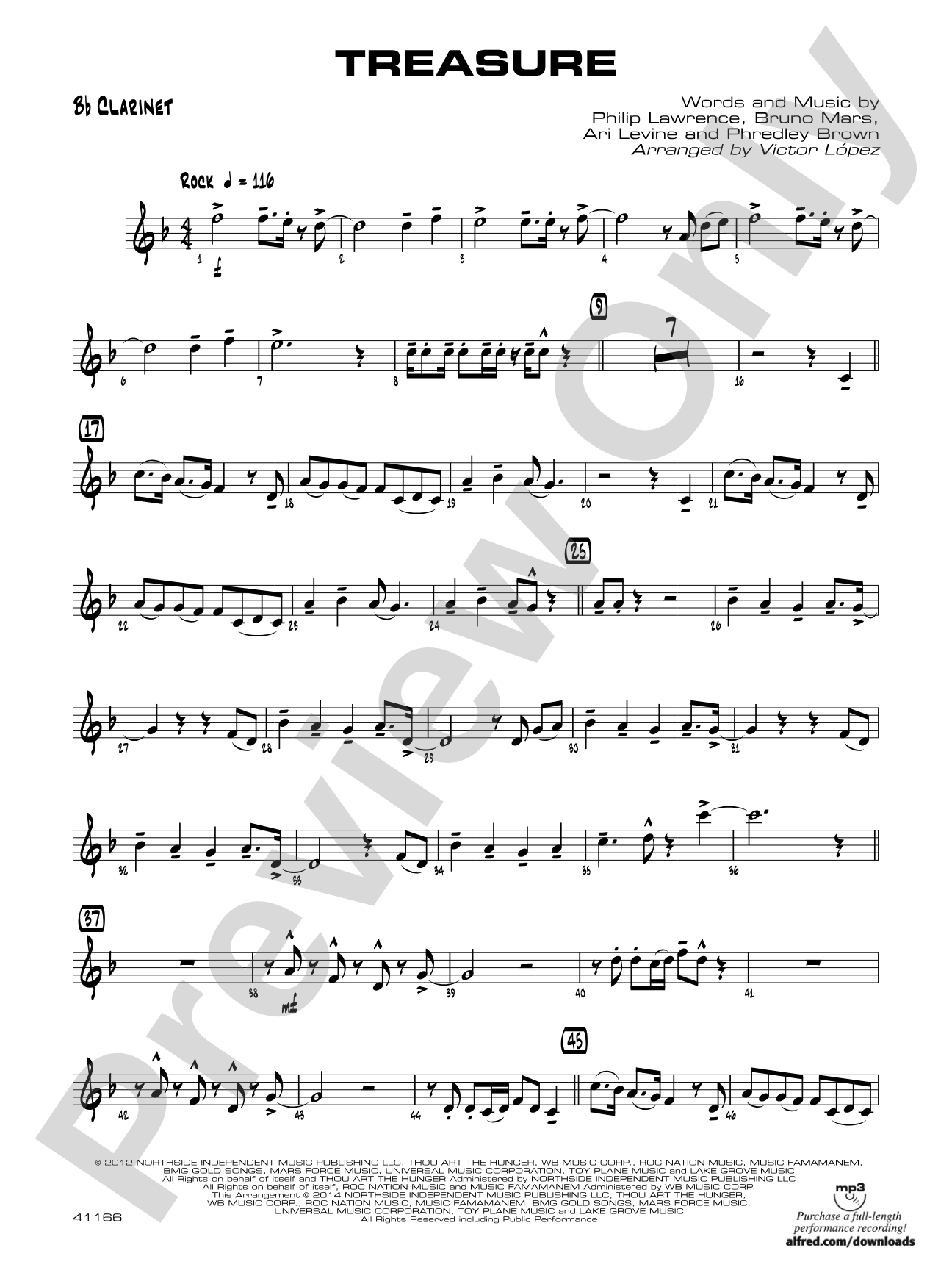 Treasure: 1st B-flat Clarinet