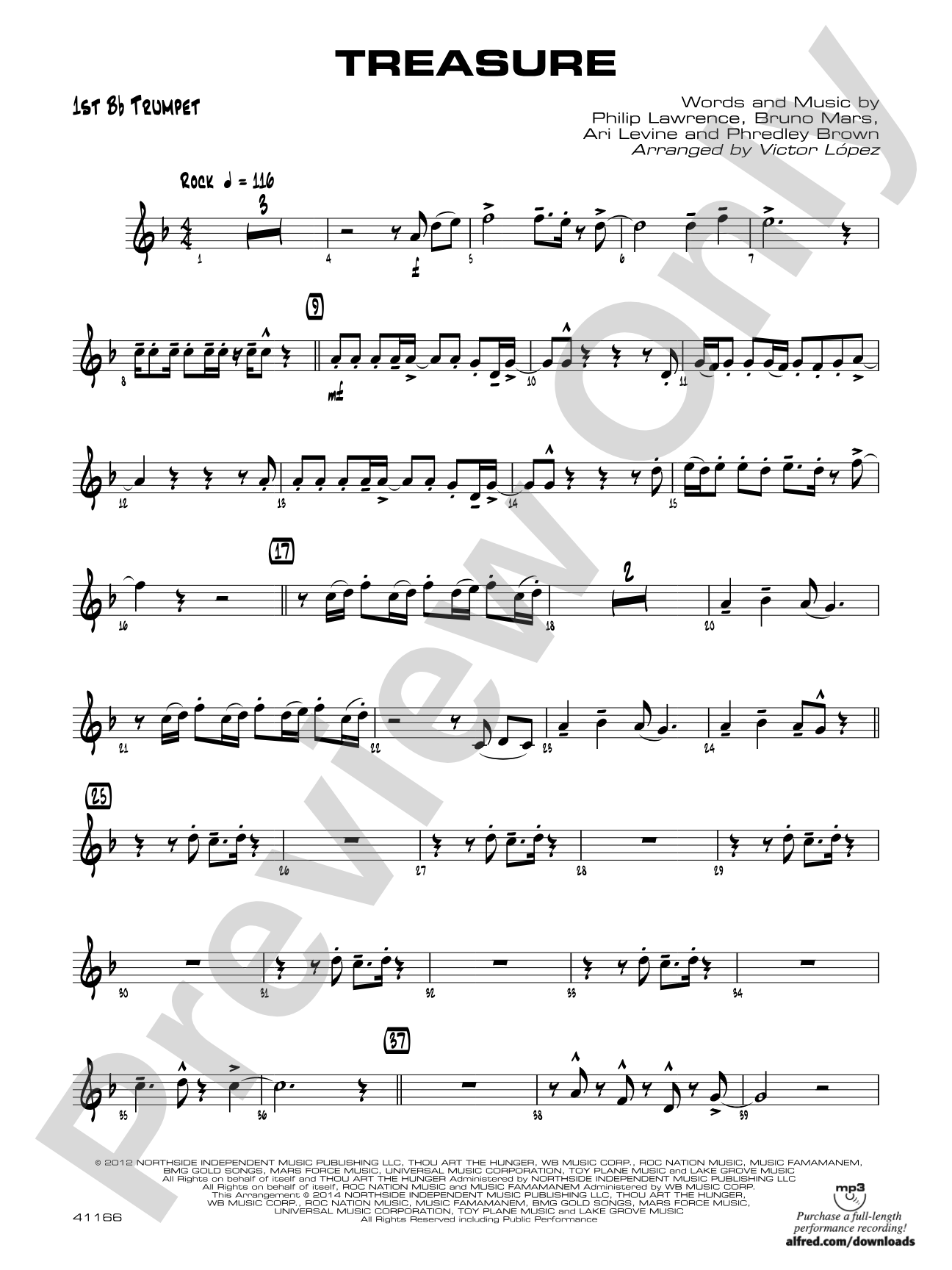 Treasure: 1st B-flat Trumpet