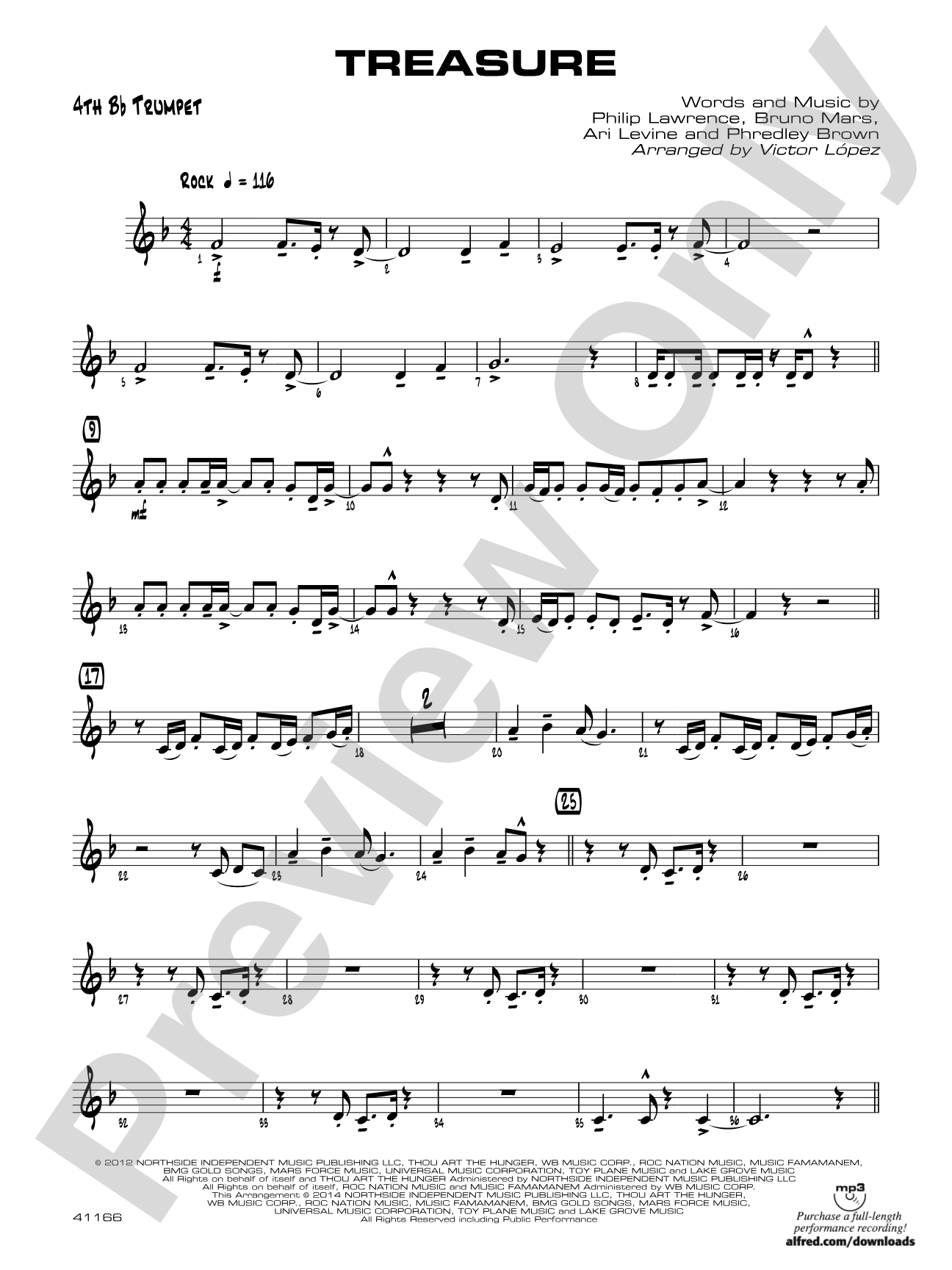 Treasure: 4th B-flat Trumpet