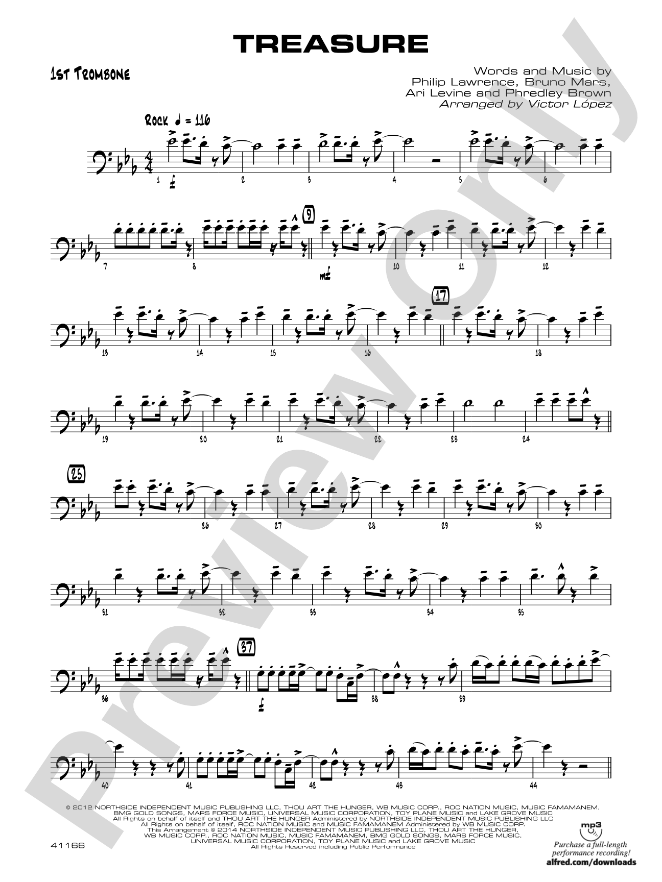 Treasure: 1st Trombone