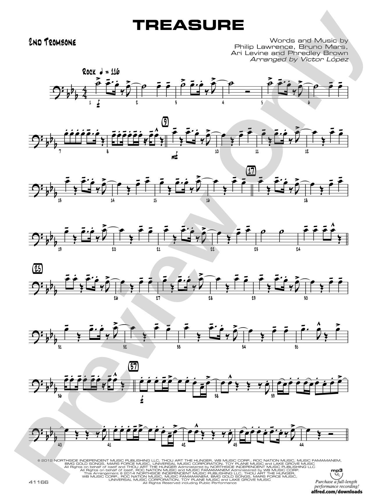 Treasure: 2nd Trombone