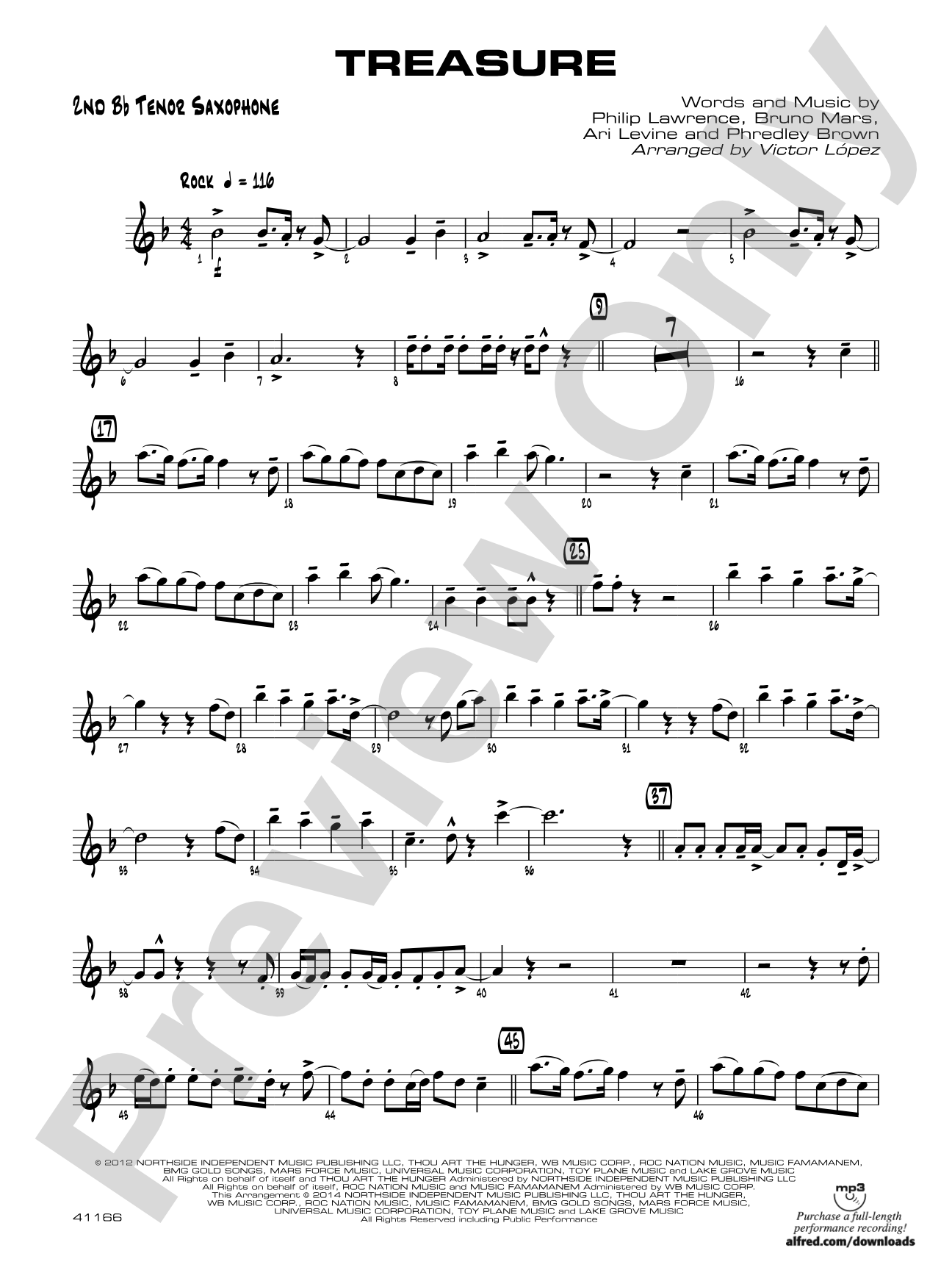 Treasure: 2nd B-flat Tenor Saxophone