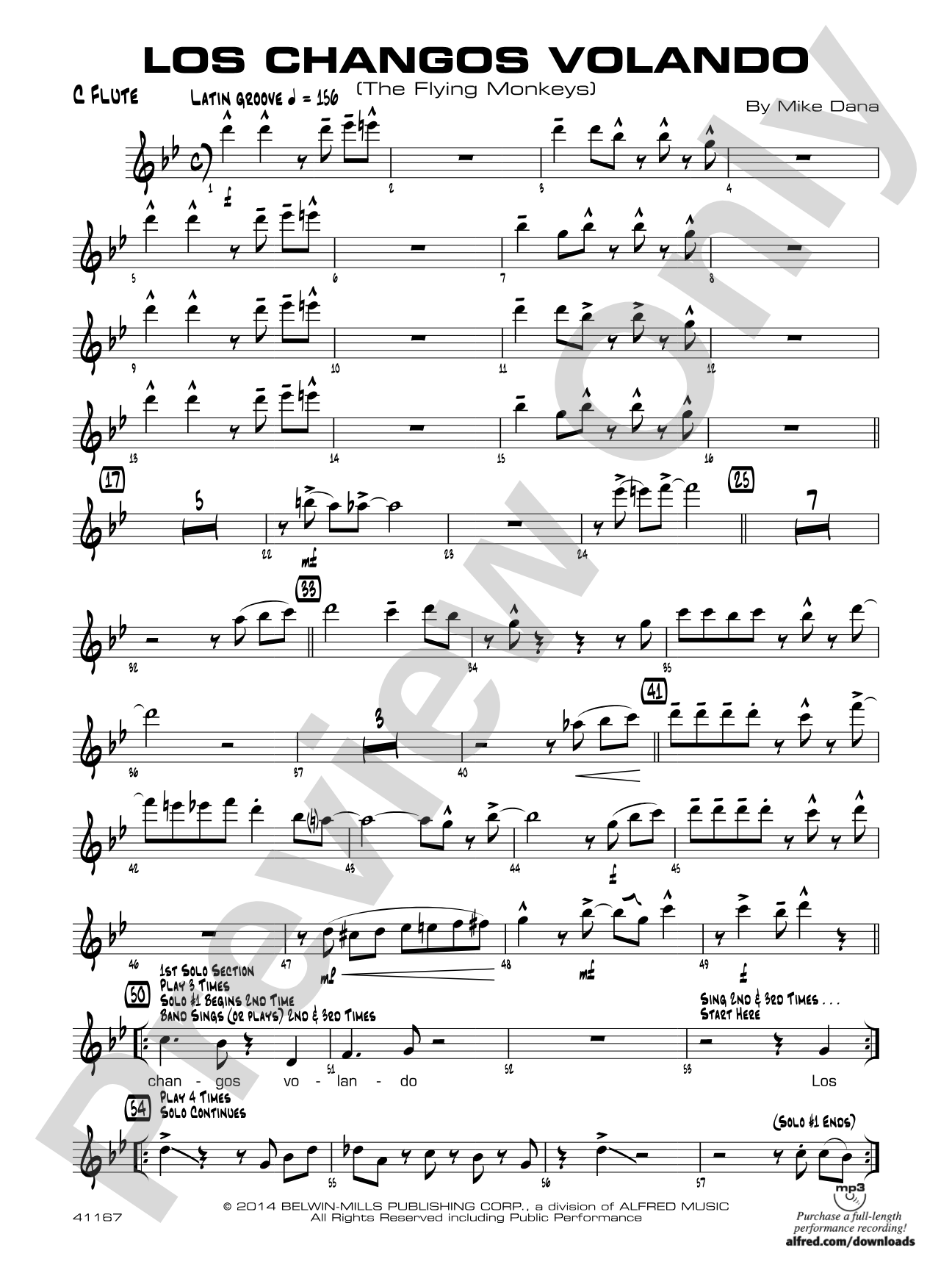 Los changos volando: Flute