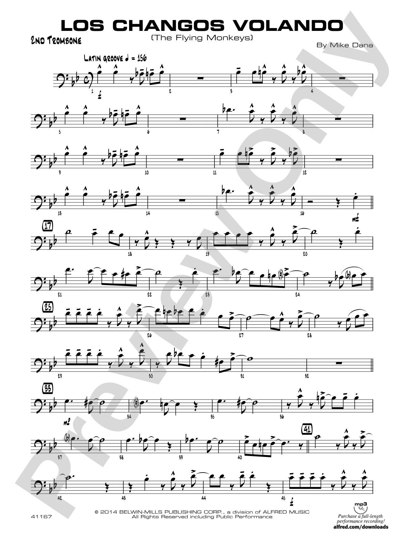 Los changos volando: 2nd Trombone
