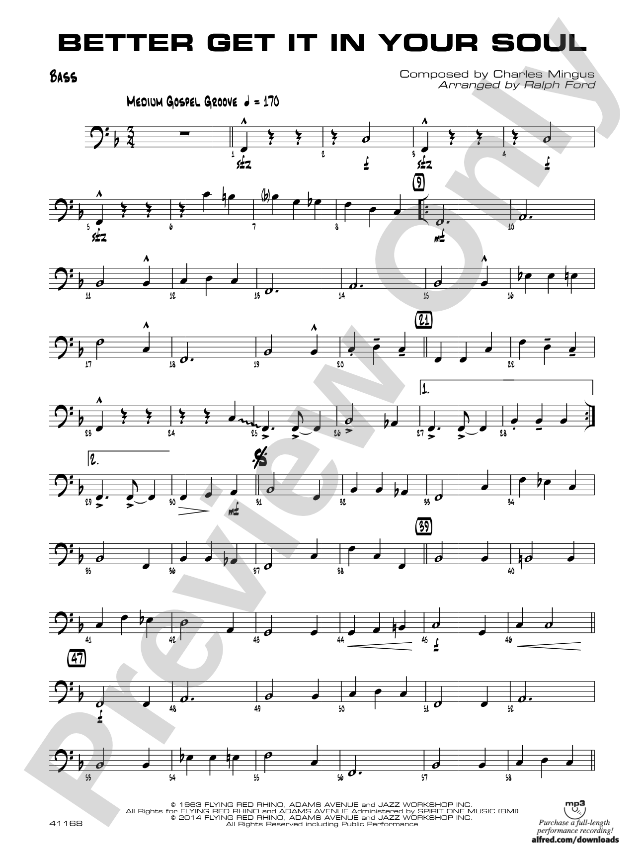 Better Get It in Your Soul: String Bass