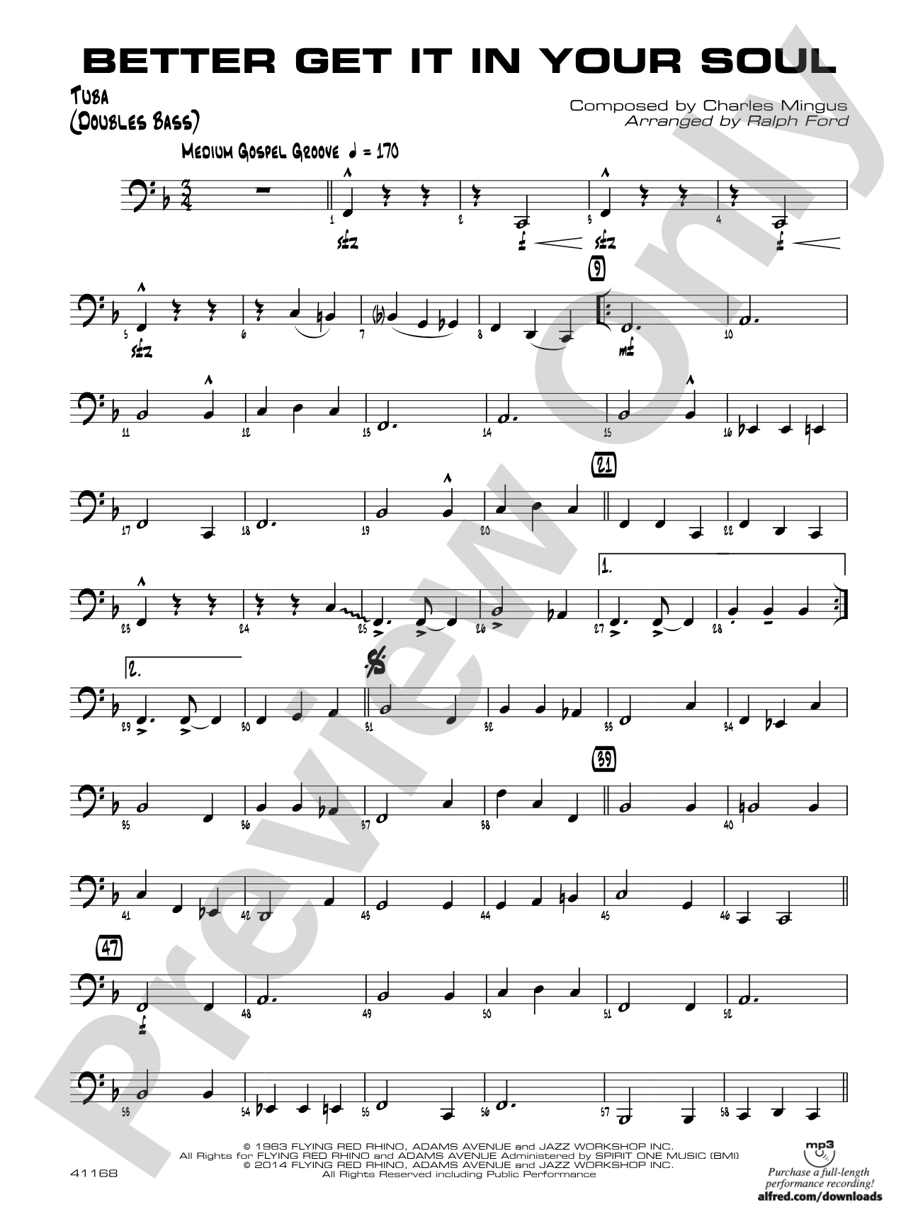 Better Get It in Your Soul: Tuba