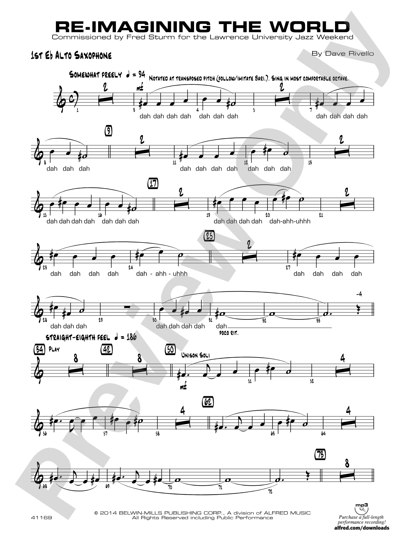 Re-Imagining the World: E-flat Alto Saxophone