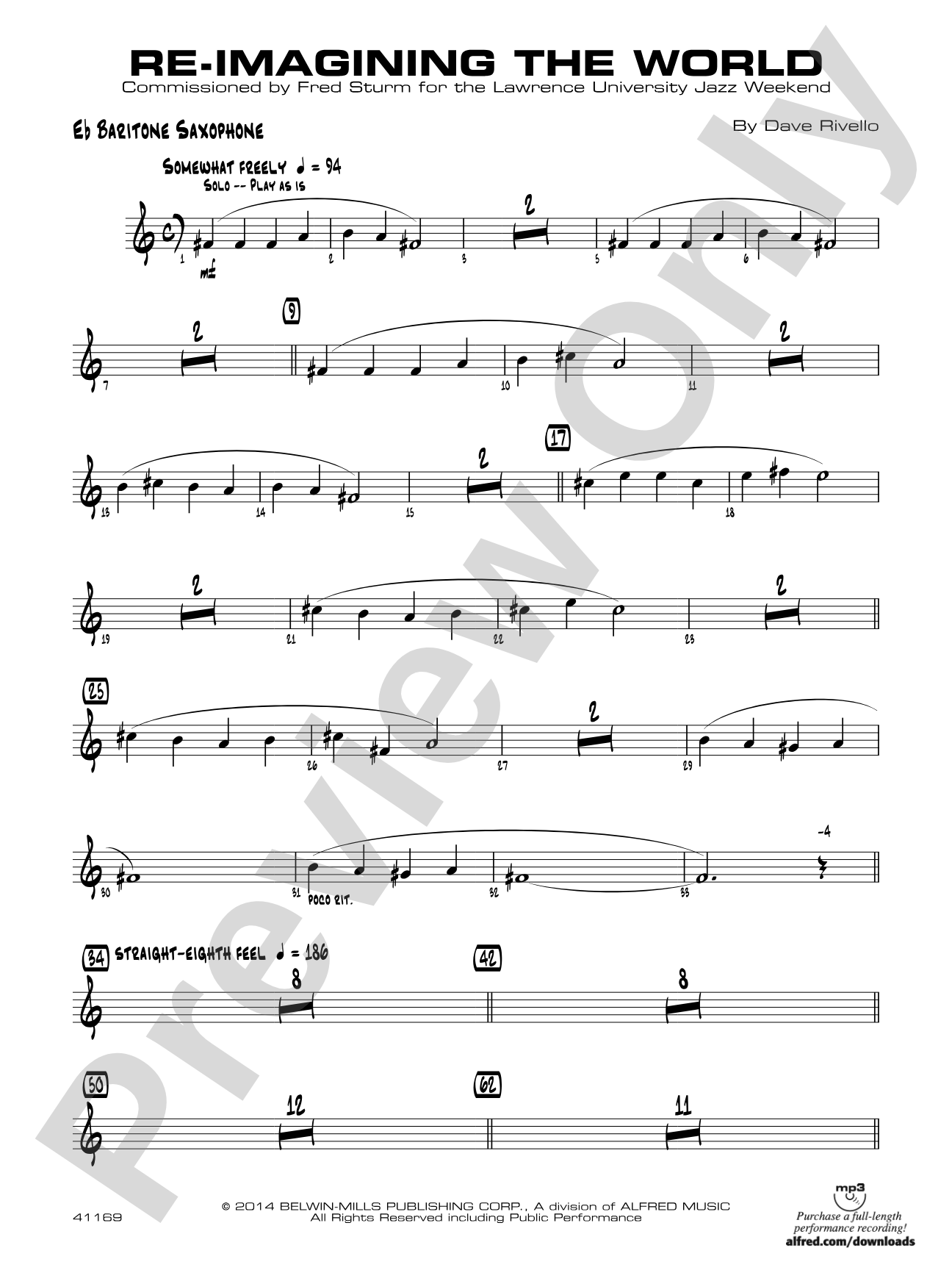 Re-Imagining the World: E-flat Baritone Saxophone