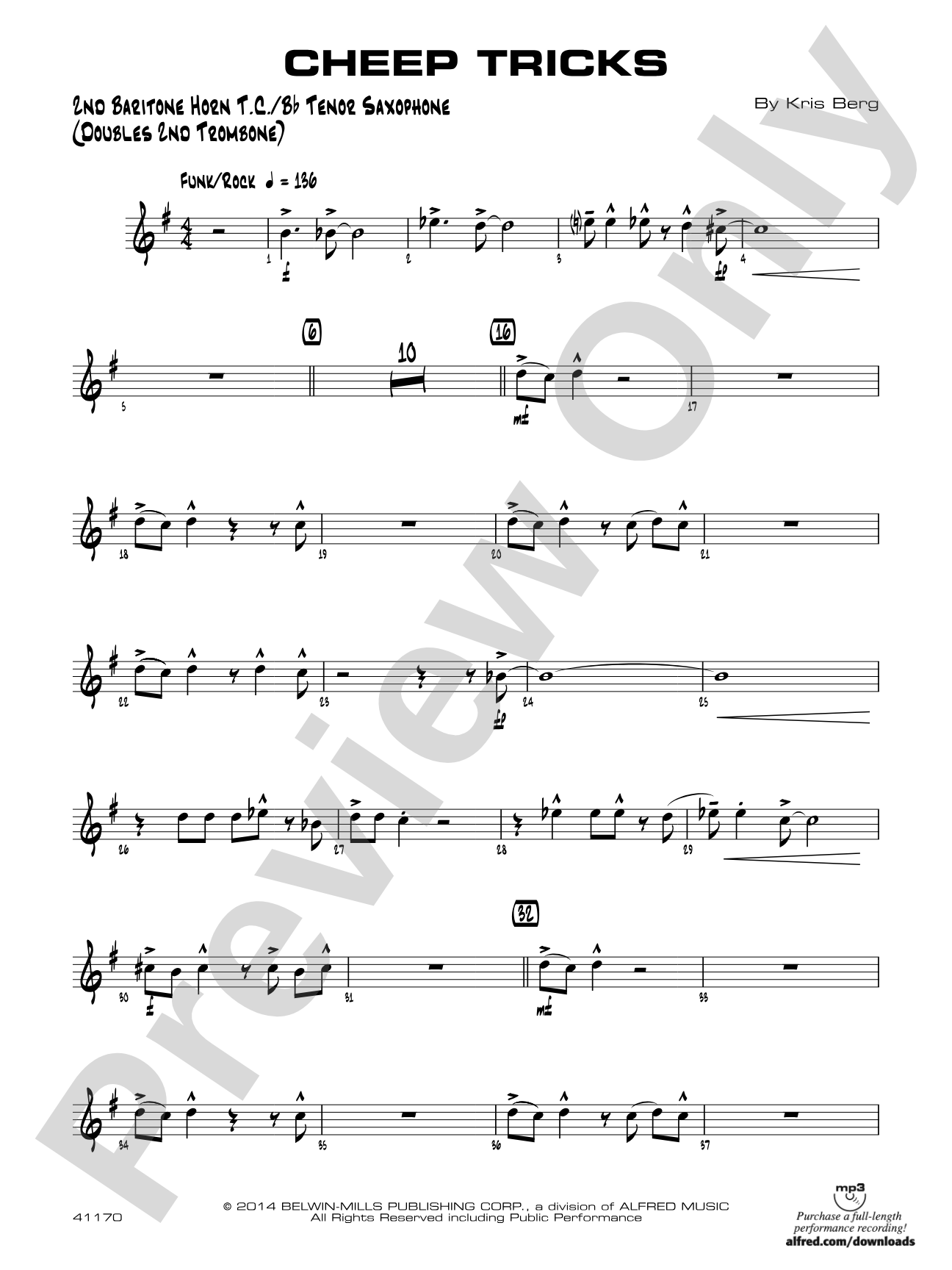 Cheep Tricks: 2nd Baritone T.C.