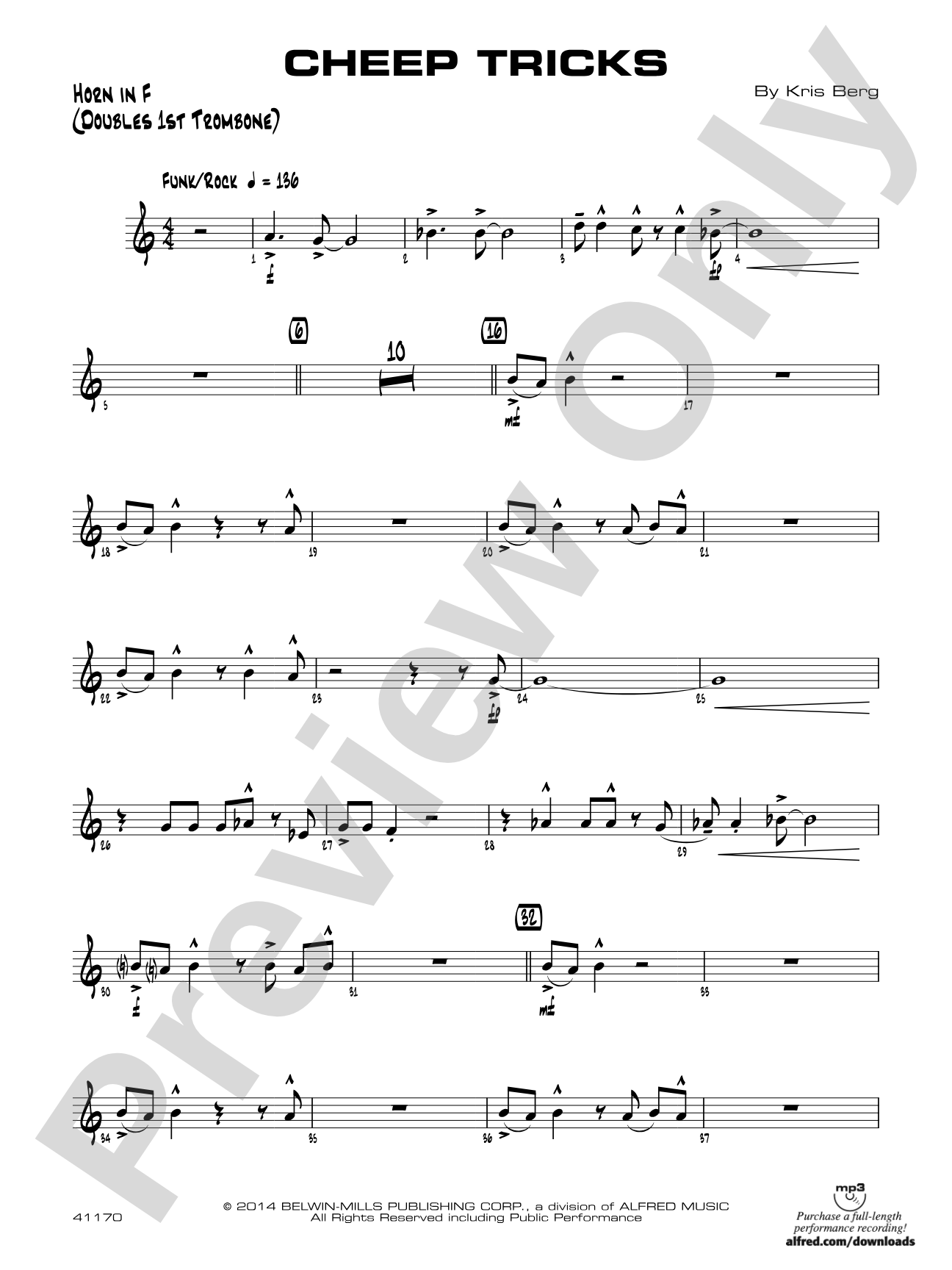 Cheep Tricks: 1st F Horn