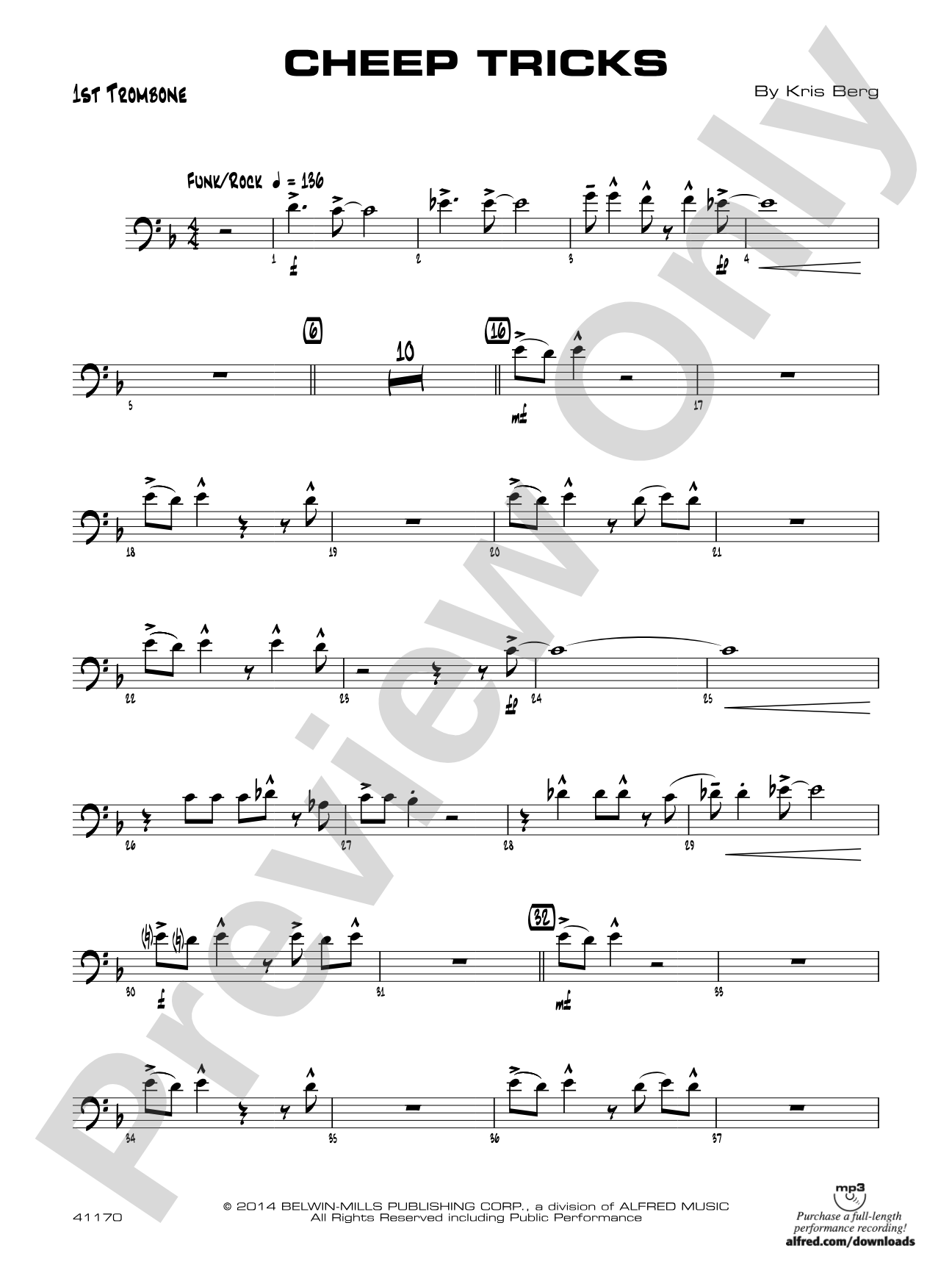Cheep Tricks: 1st Trombone