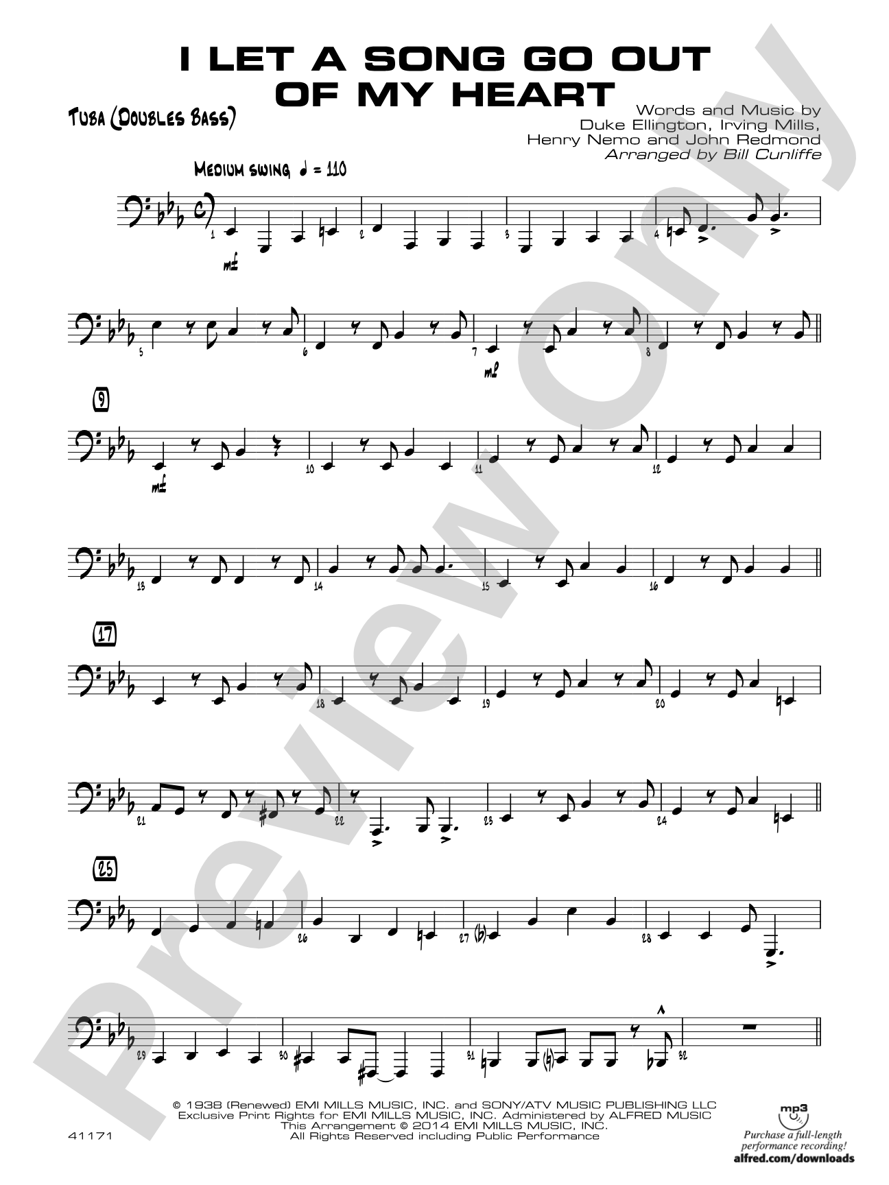 I Let a Song Go Out of My Head: Tuba