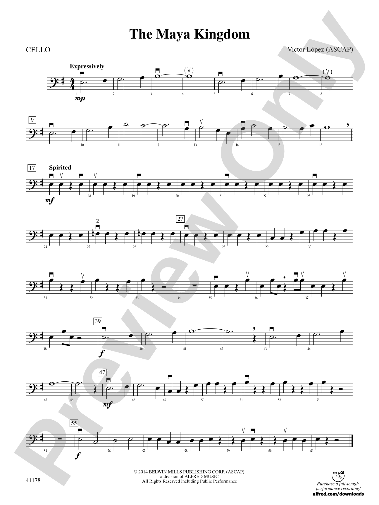 The Maya Kingdom: Cello