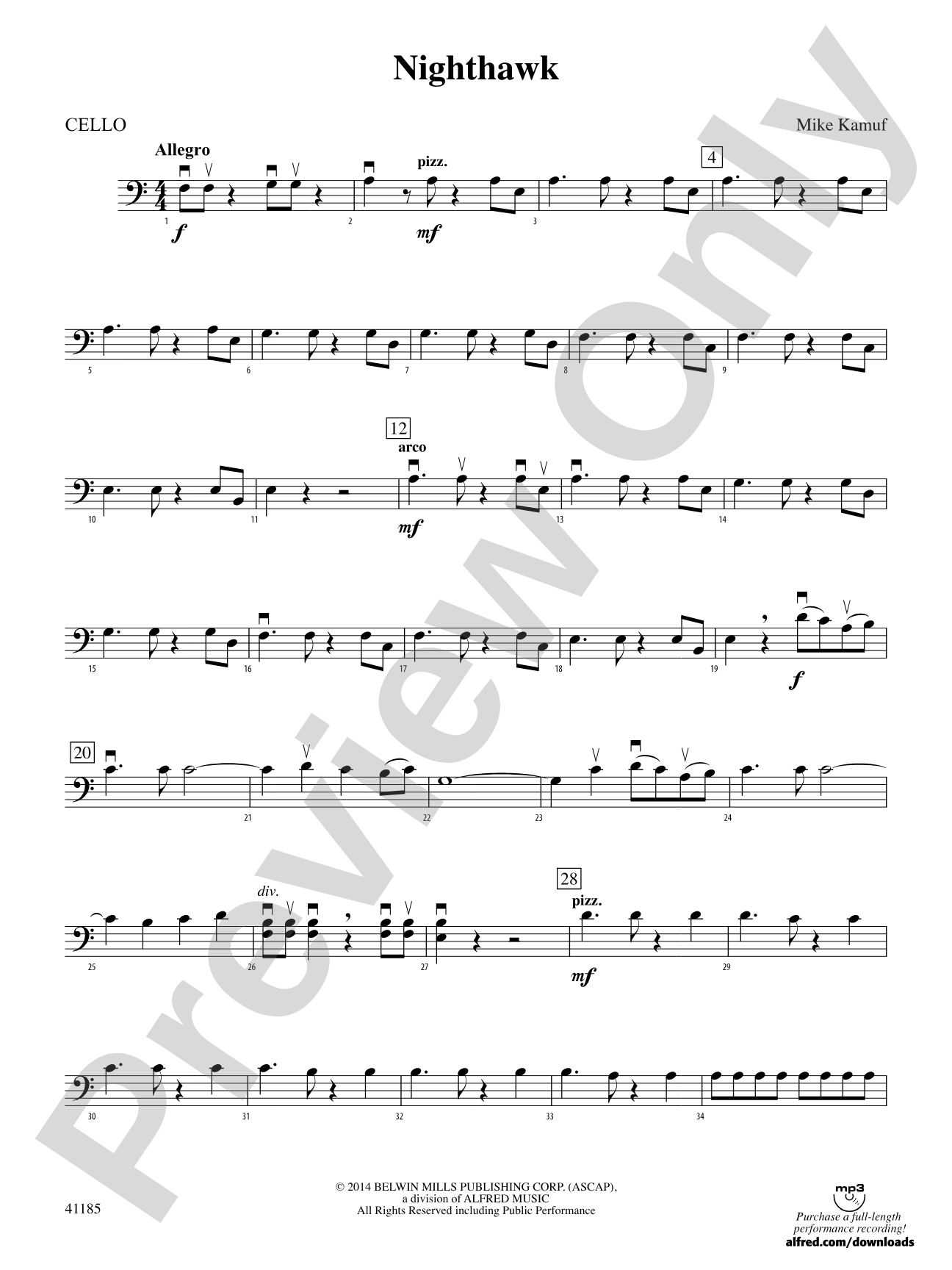 Nighthawk: Cello