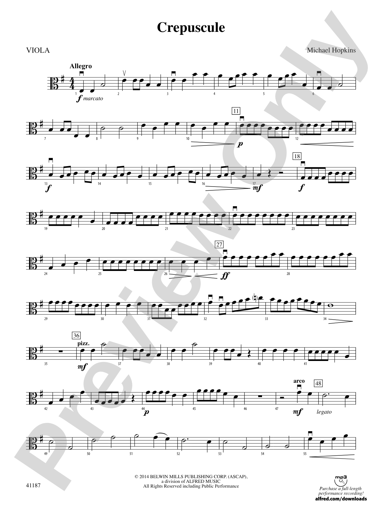 Crepuscule: Viola