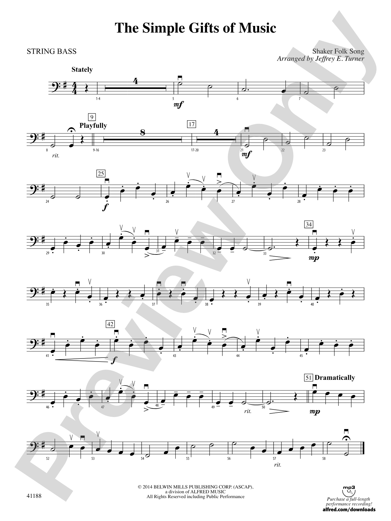 The Simple Gifts of Music: String Bass