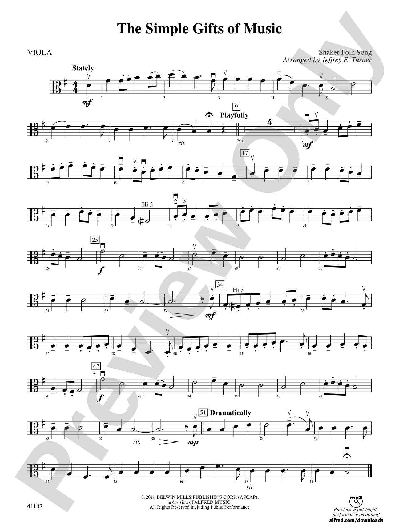 The Simple Gifts of Music: Viola