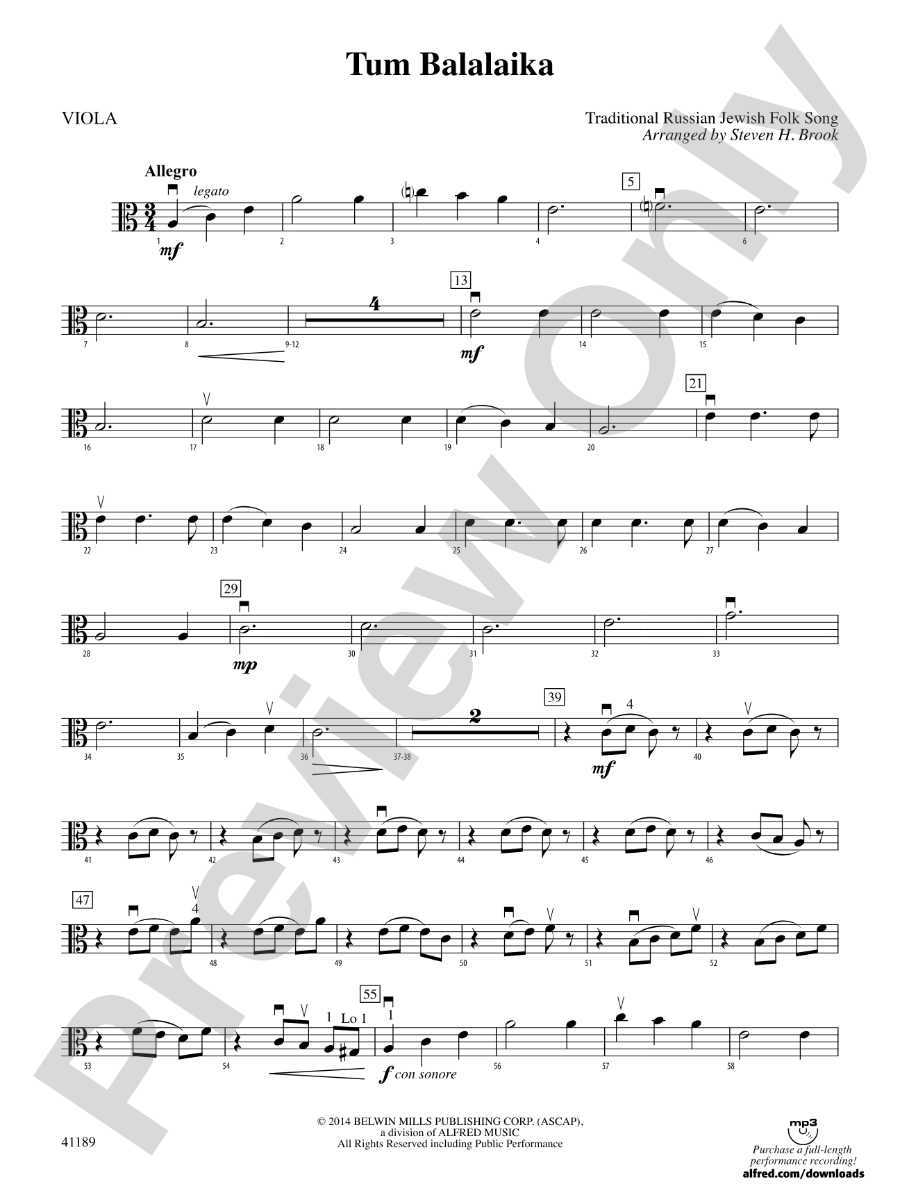 Tum Balalaika: Viola