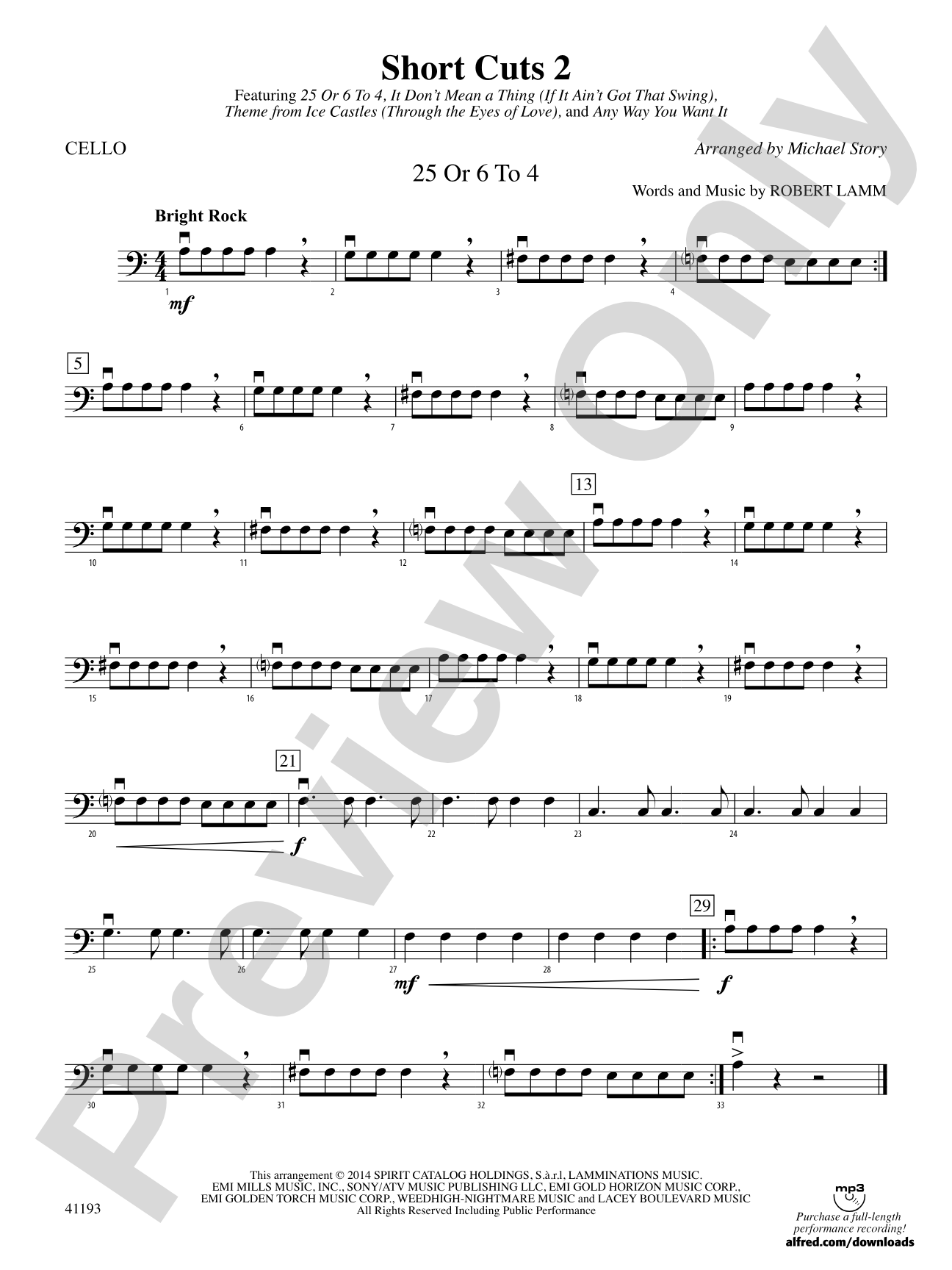 Short Cuts 2: Cello