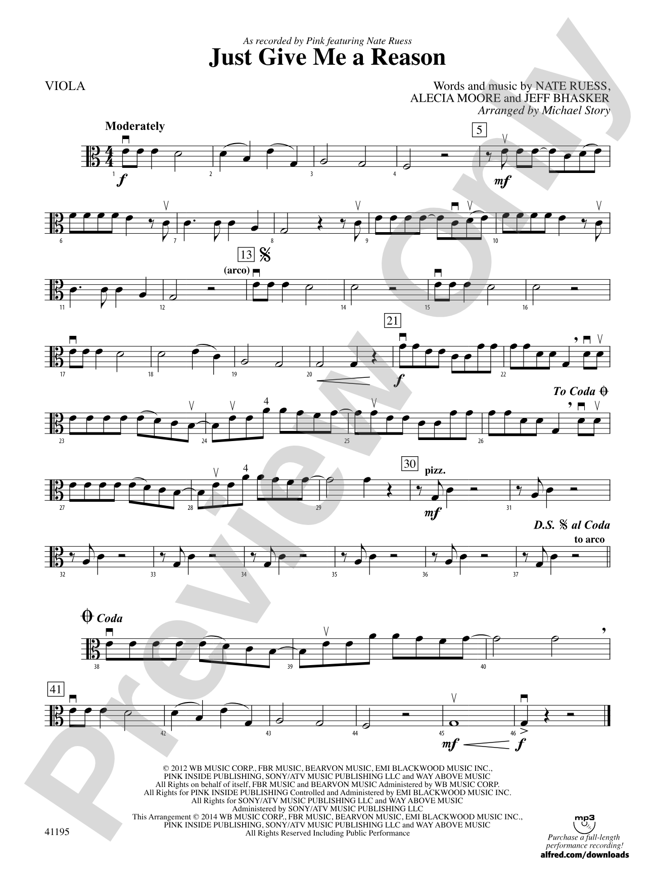 Just Give Me a Reason: Viola