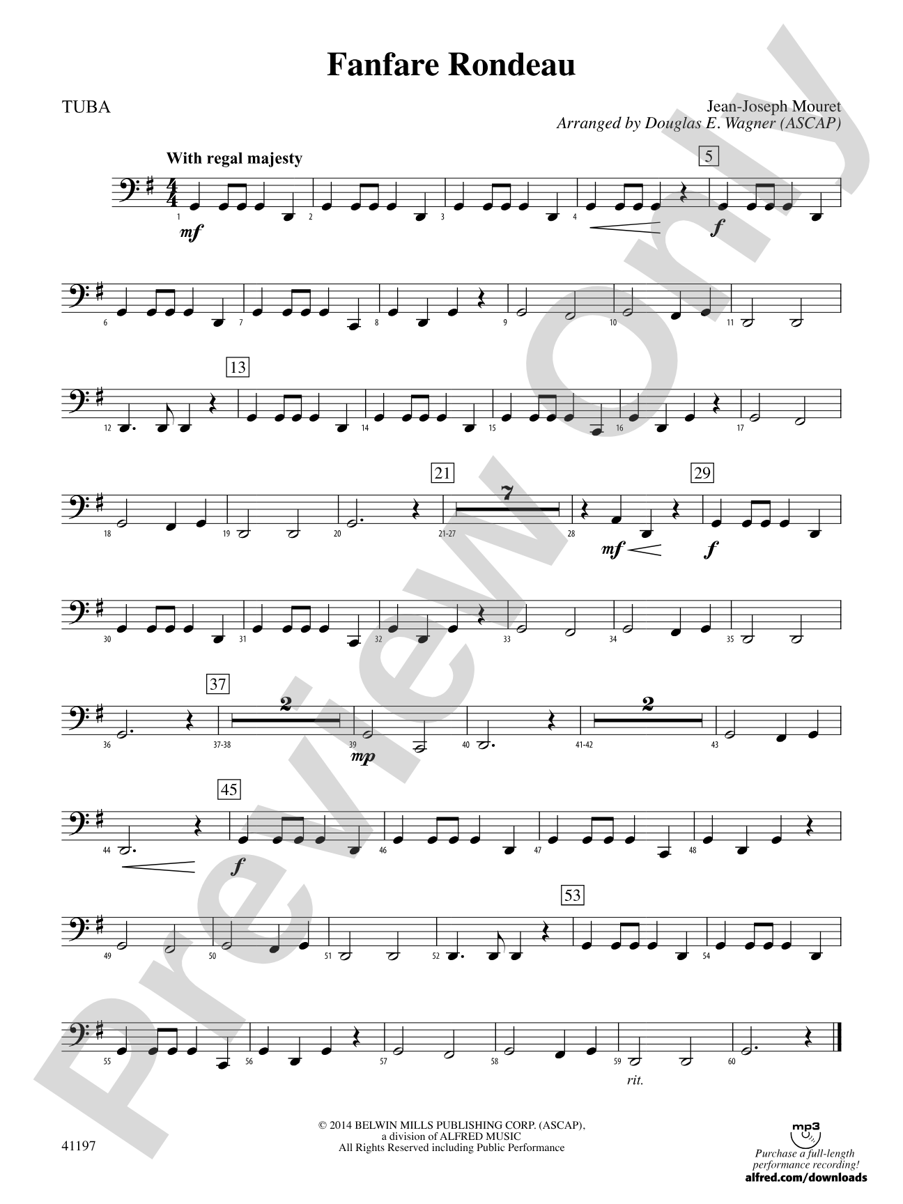 Fanfare Rondeau: Tuba