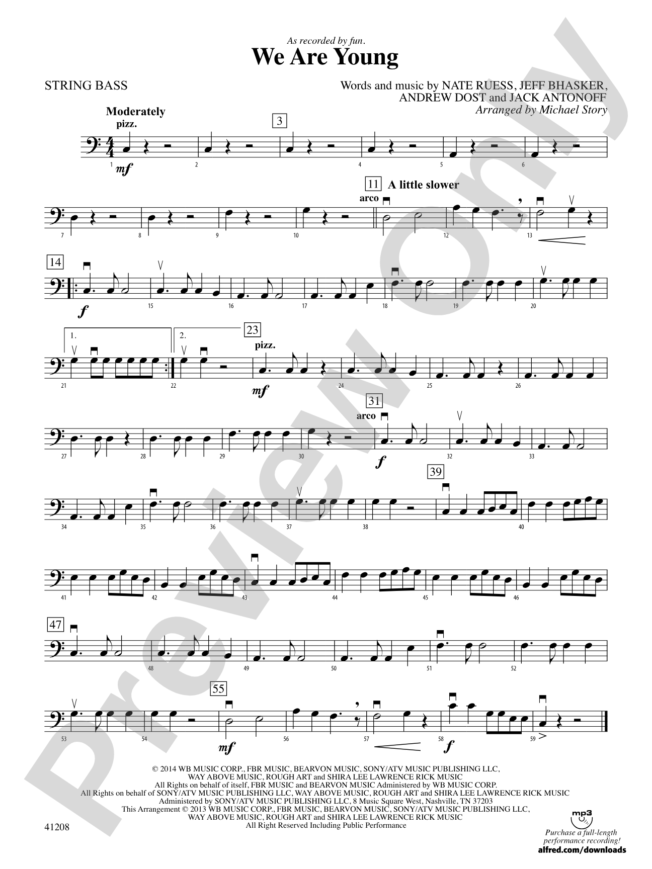 We Are Young: String Bass