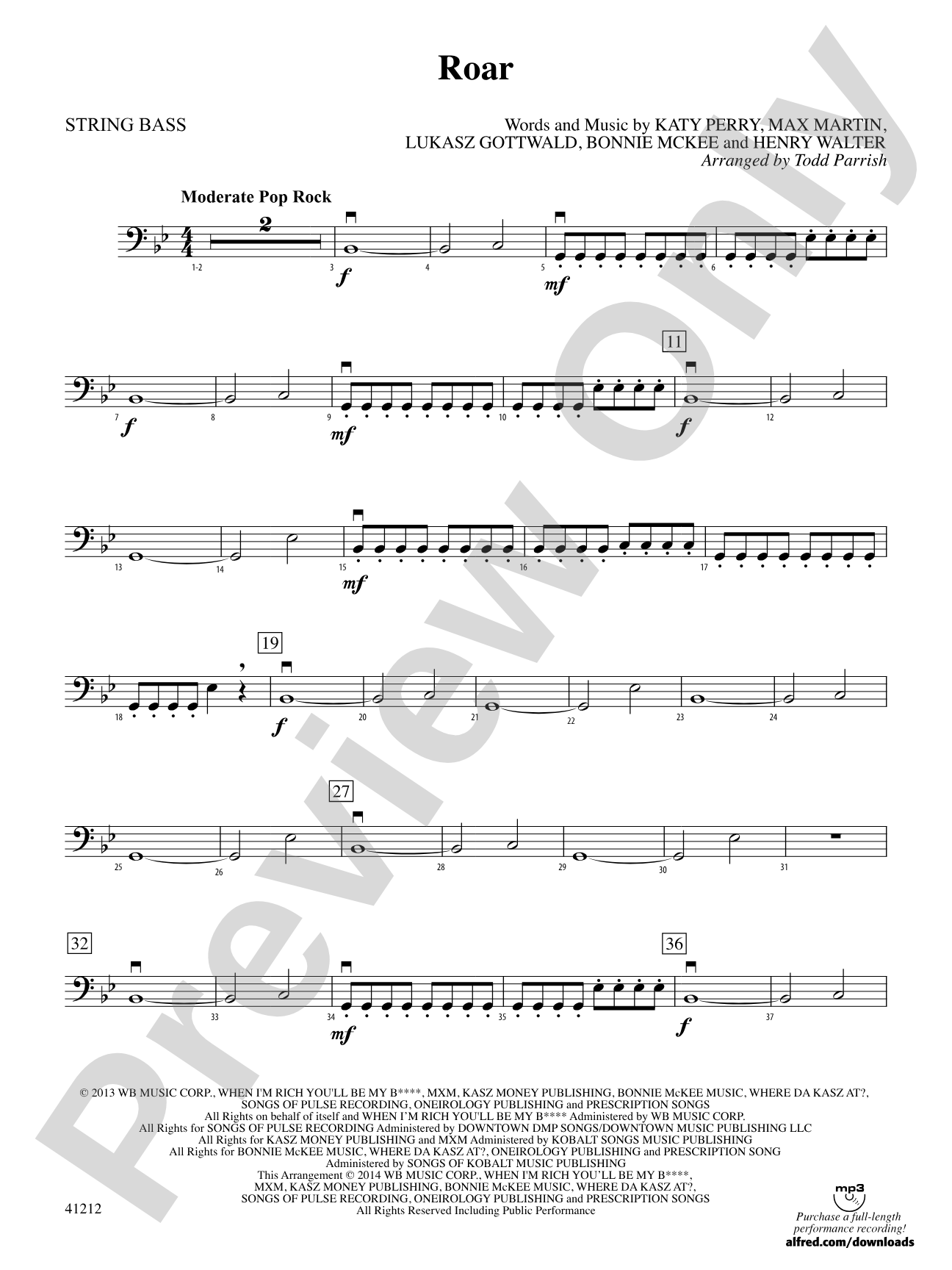 Roar: String Bass