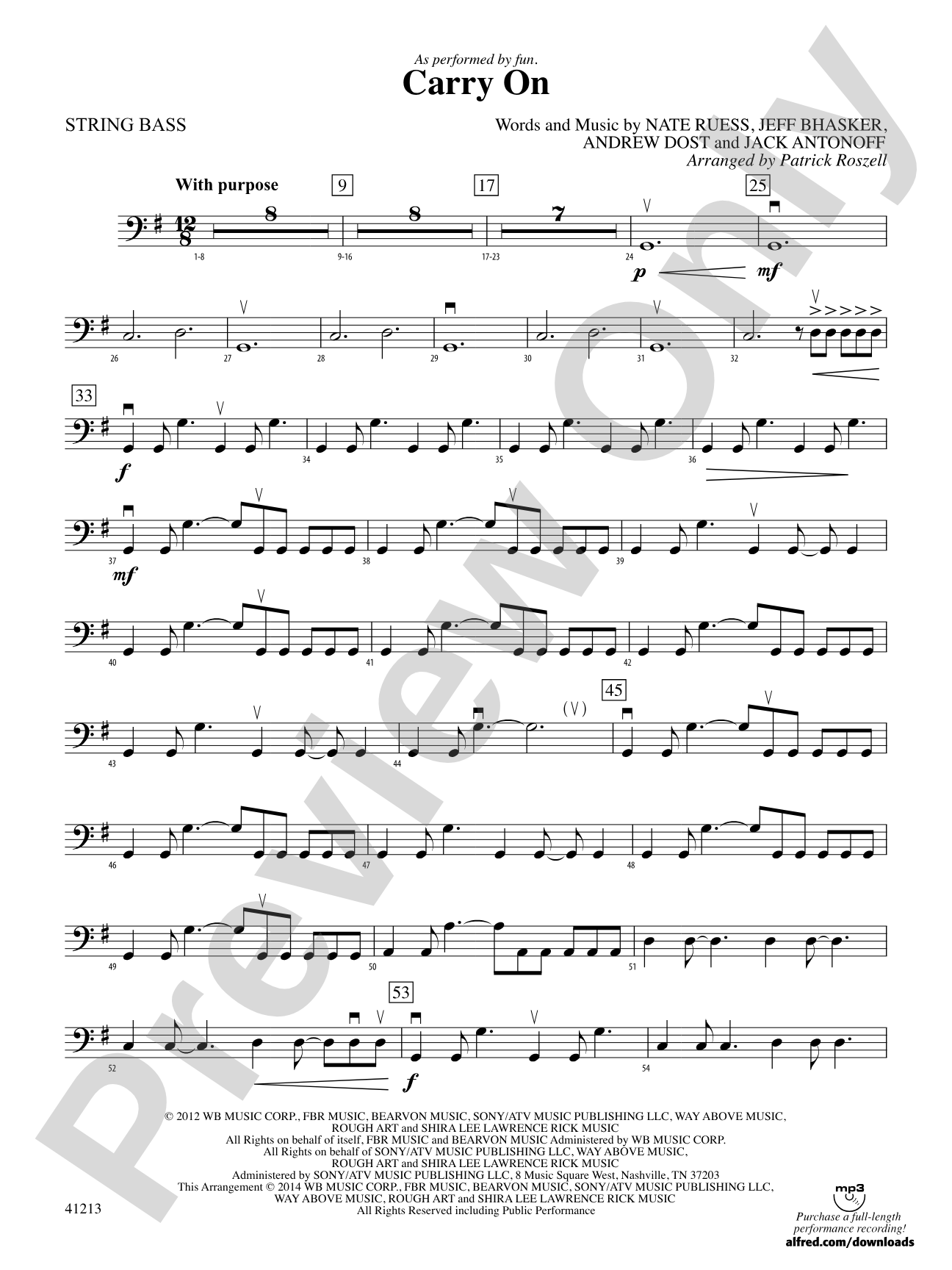 Carry On: String Bass