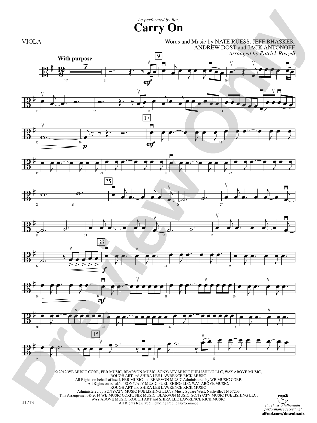Carry On: Viola