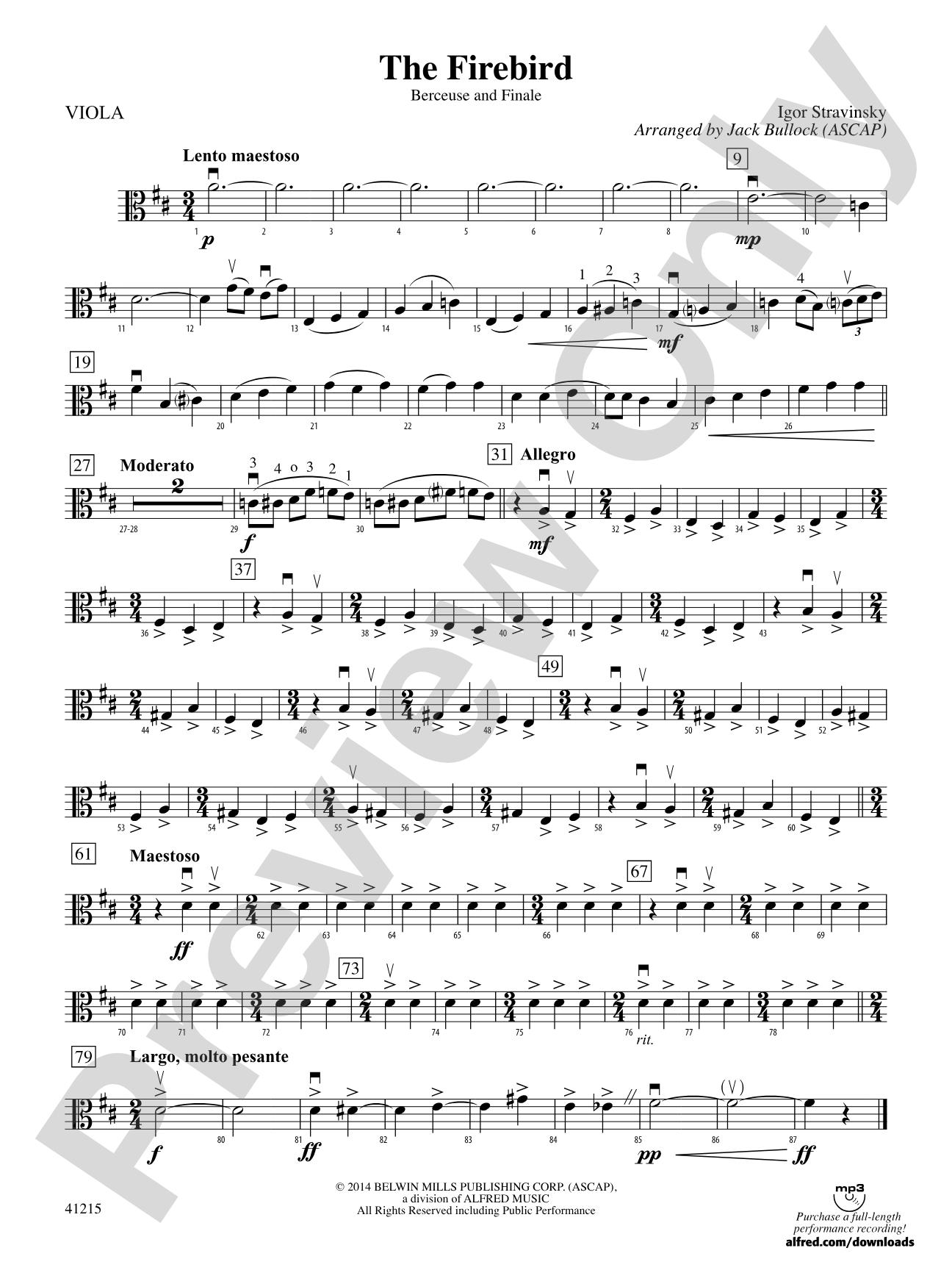 The Firebird: Viola