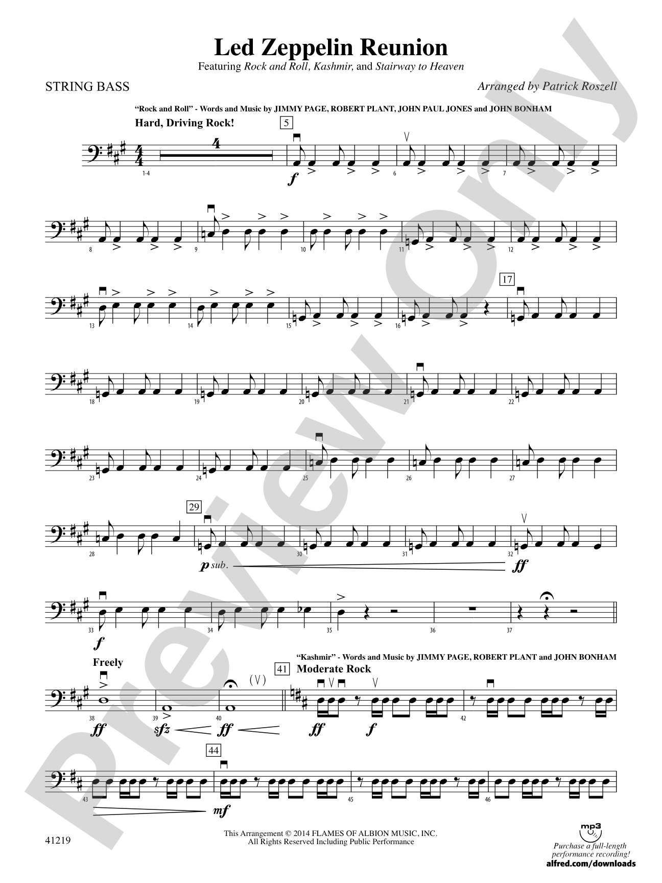 Led Zeppelin Reunion: String Bass