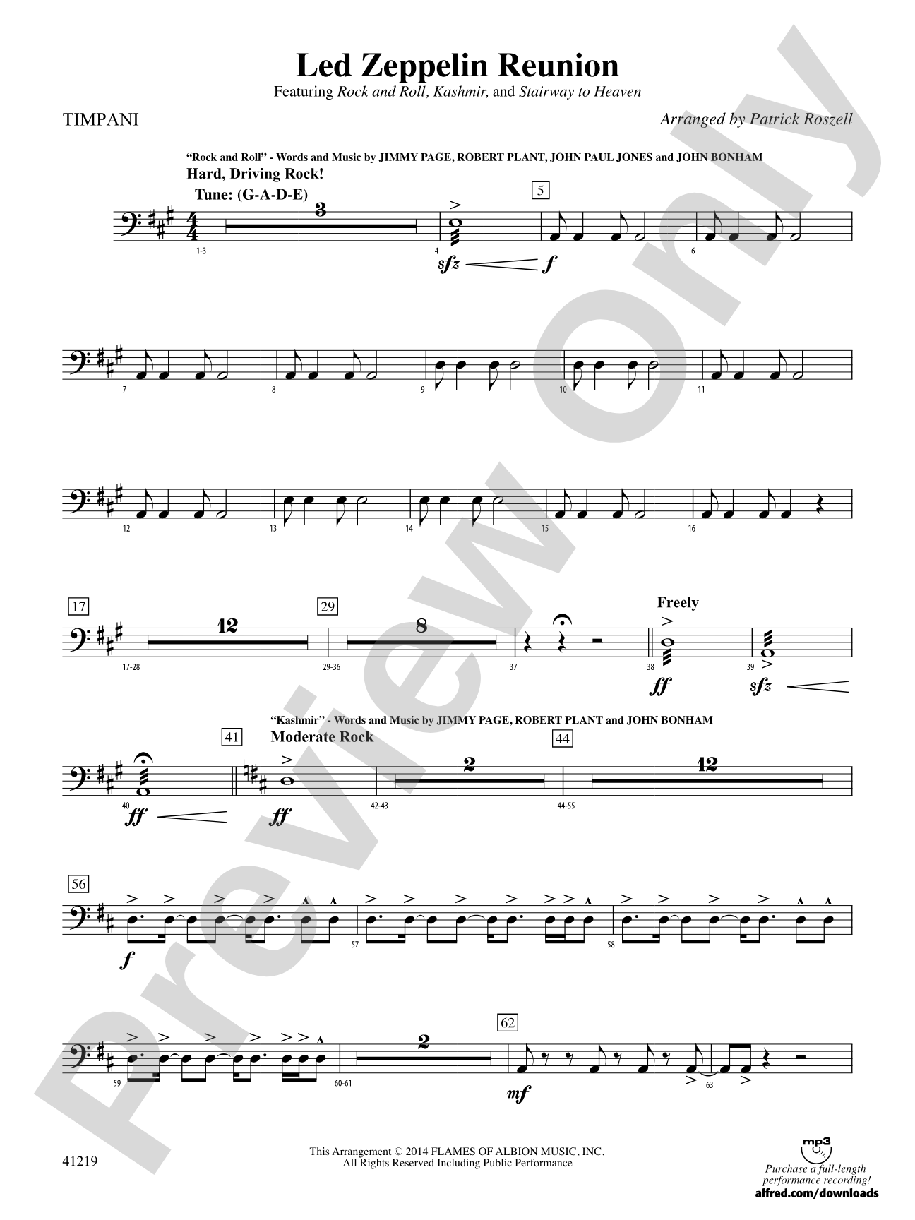 Led Zeppelin Reunion: Timpani