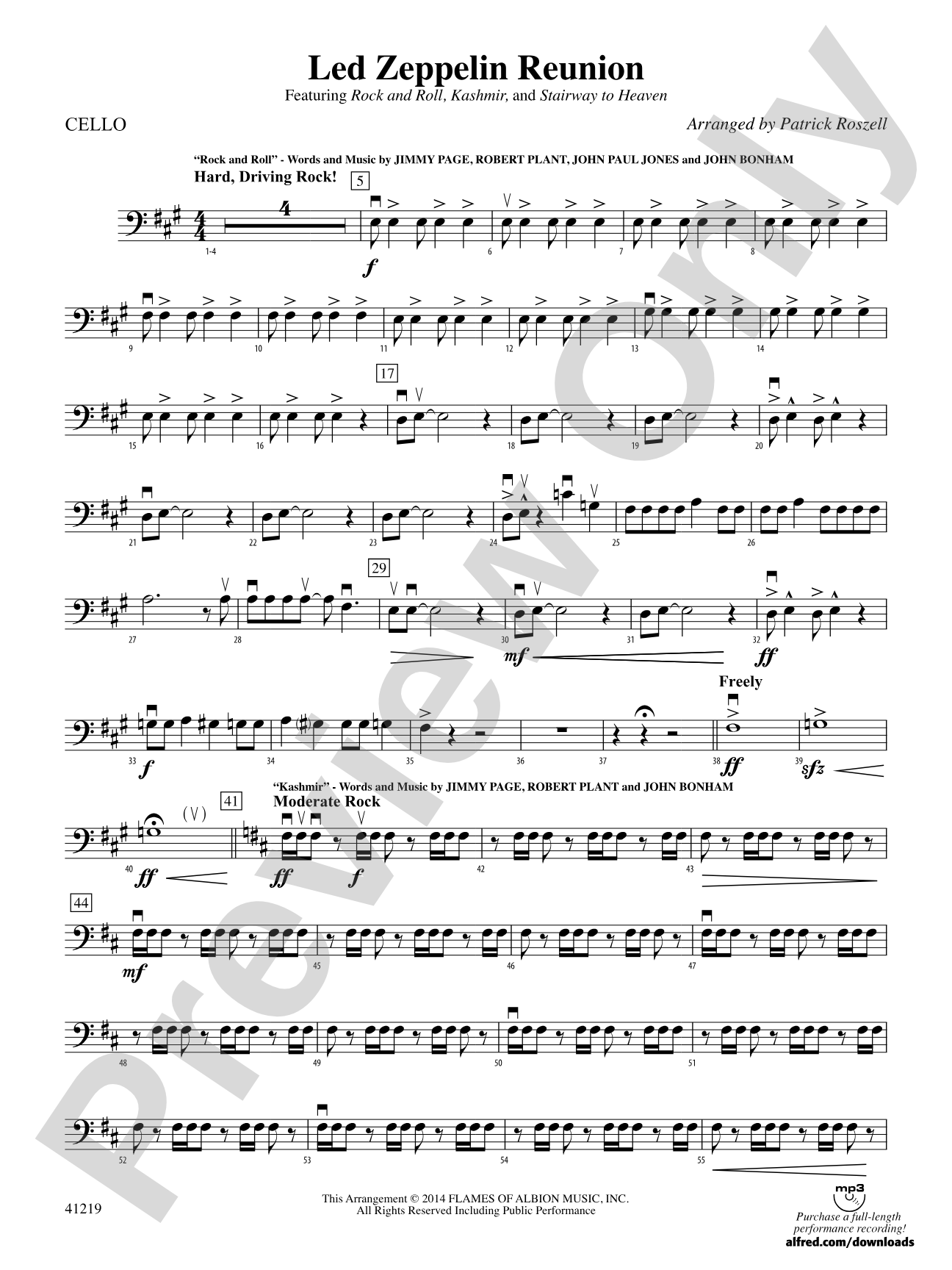 Led Zeppelin Reunion: Cello