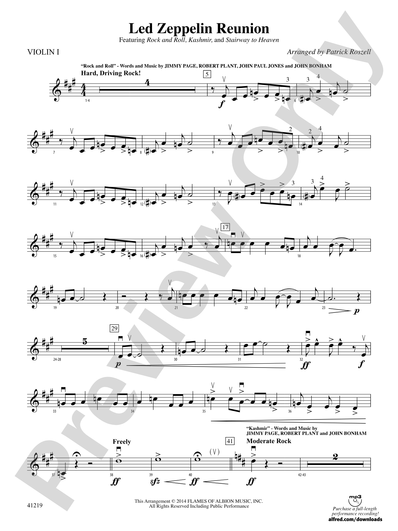 Led Zeppelin Reunion: 1st Violin