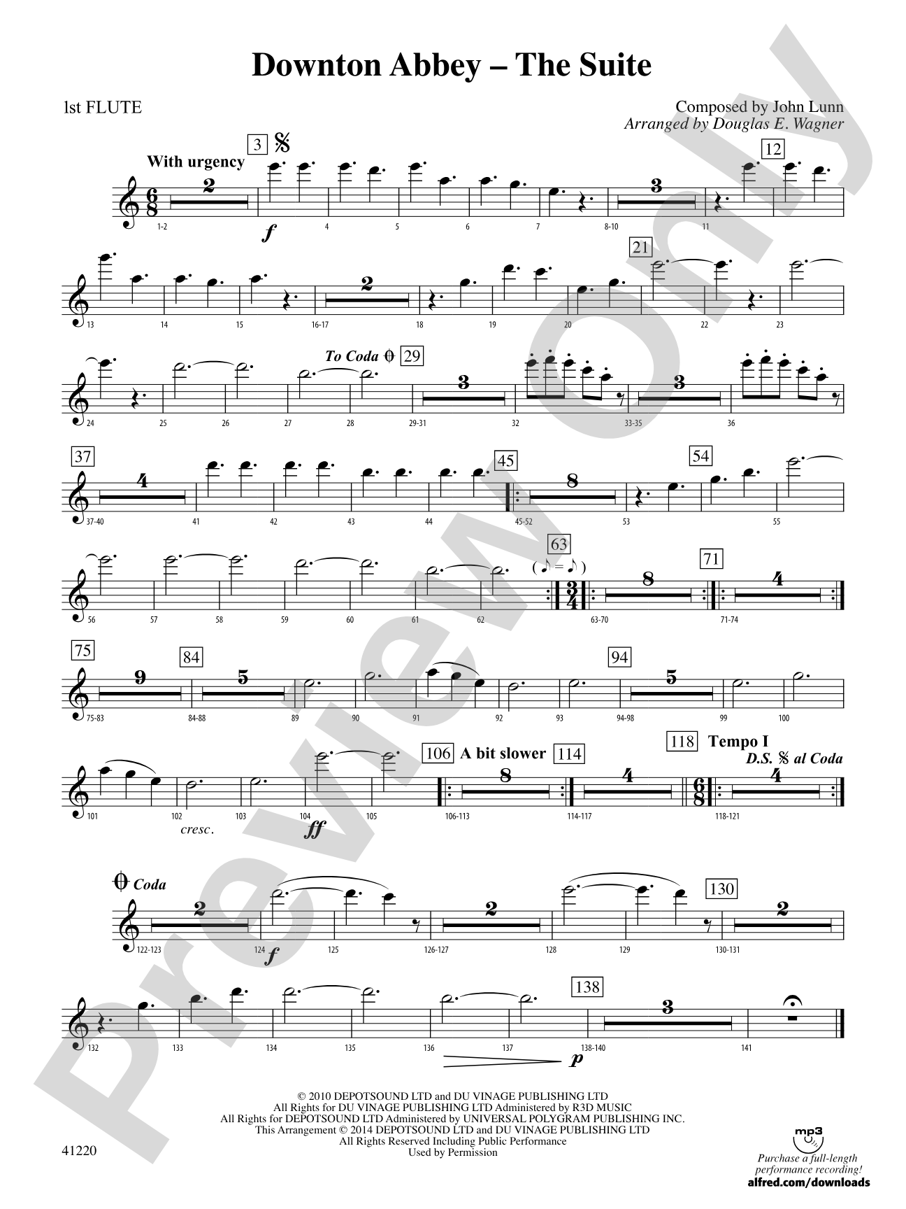 Downton Abbey – The Suite: Flute