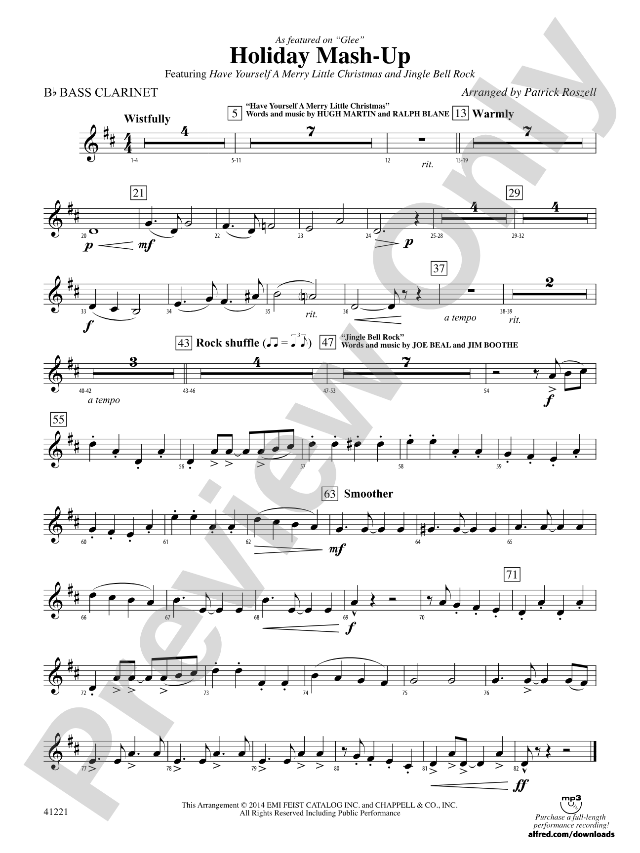 Holiday Mash-Up: B-flat Bass Clarinet
