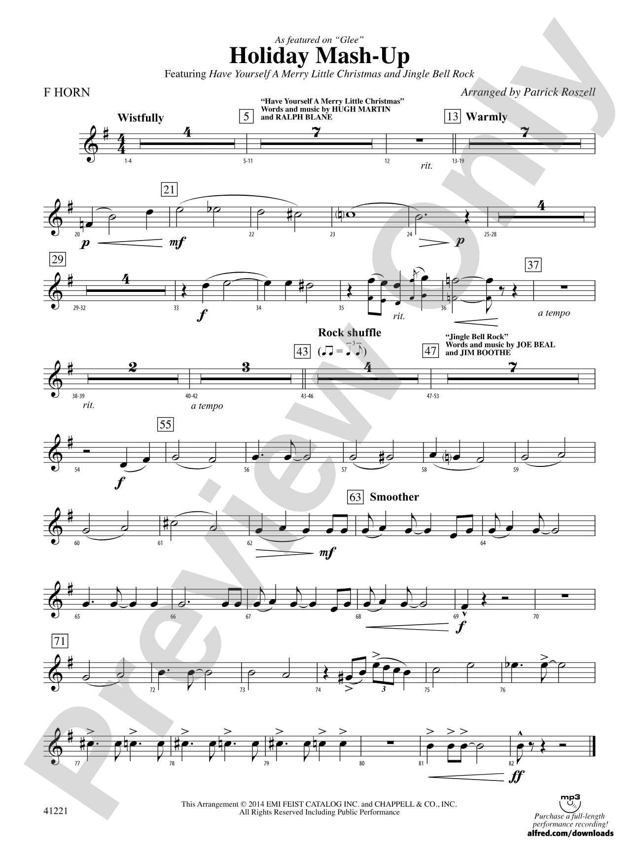 Holiday Mash-Up: 1st F Horn