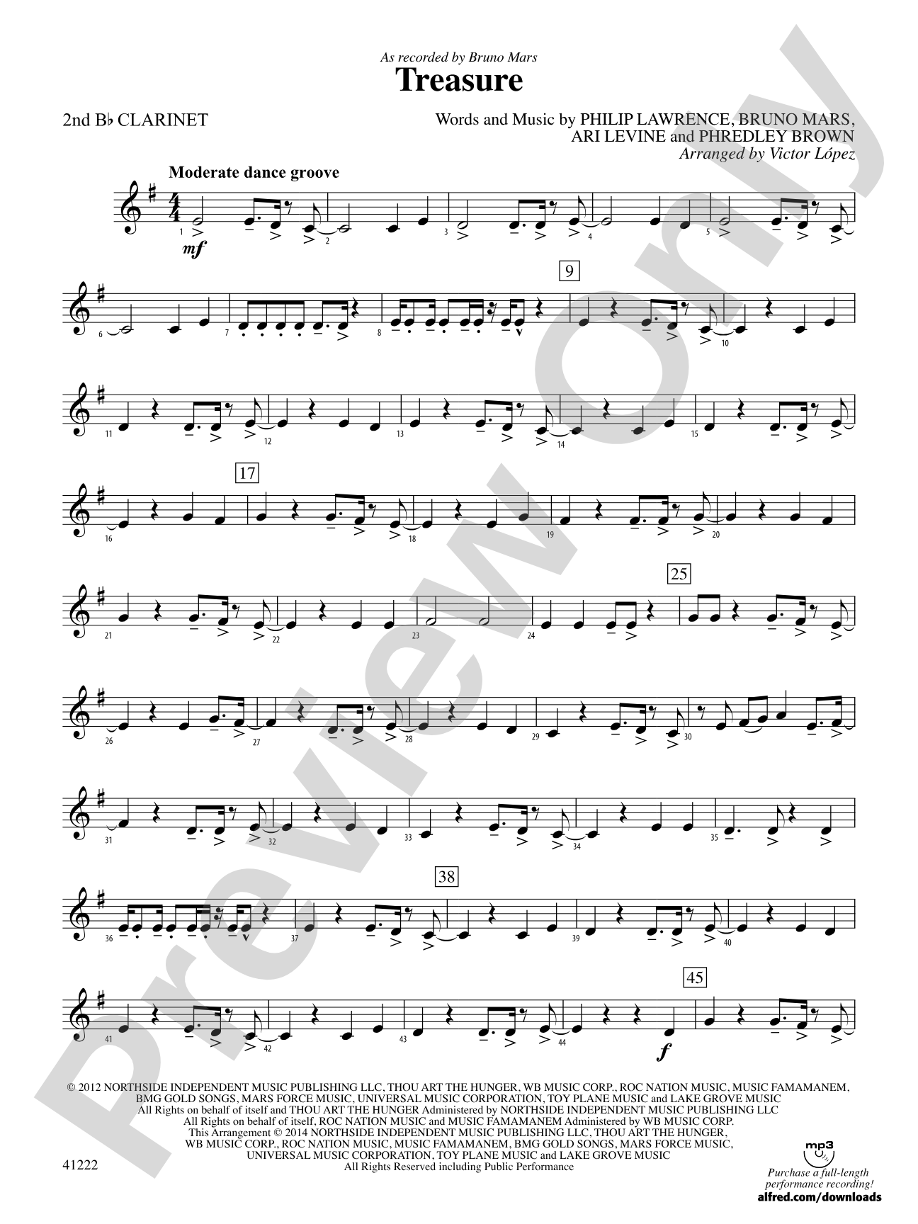 Treasure: 2nd B-flat Clarinet