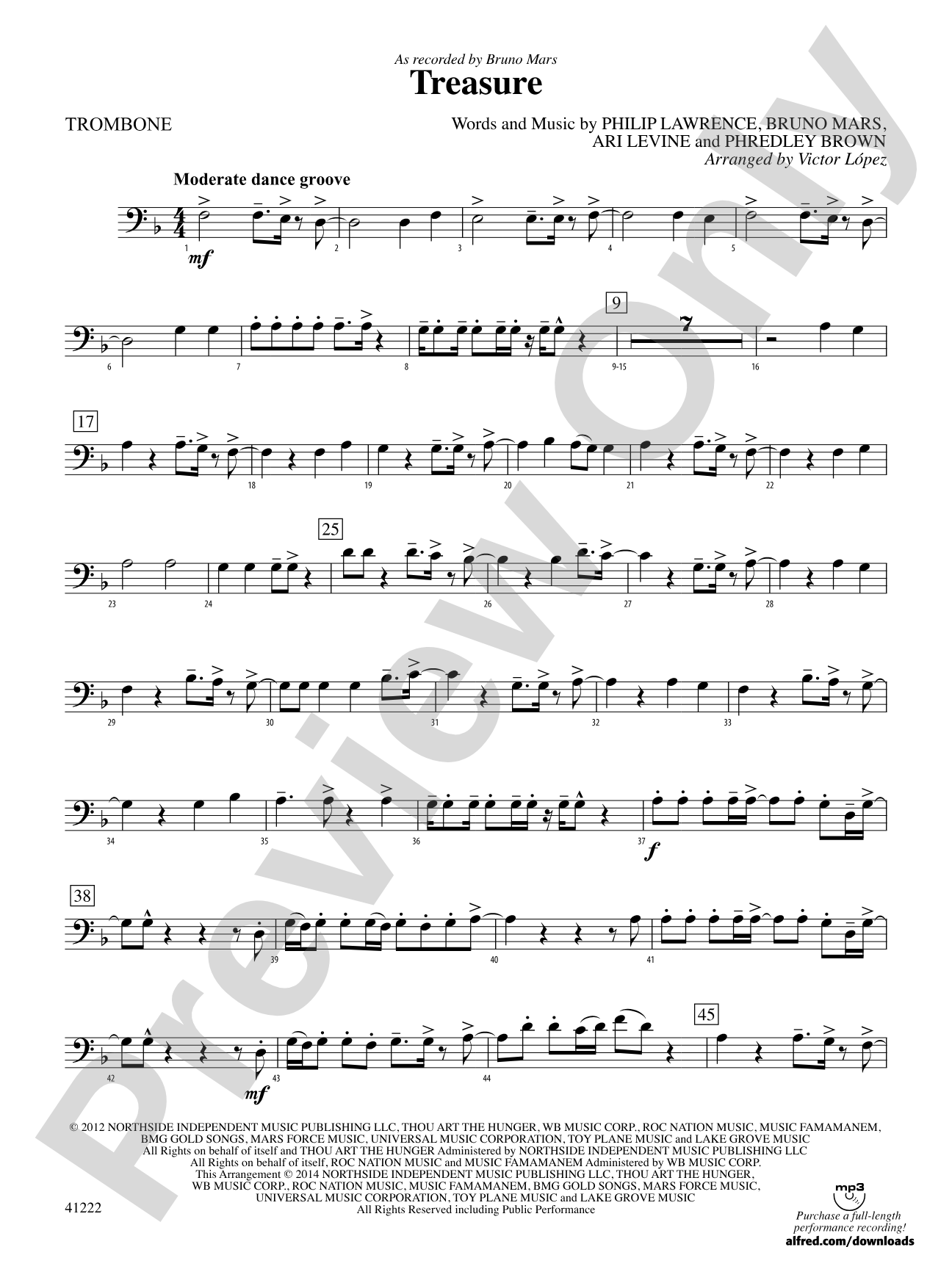 Treasure: 1st Trombone