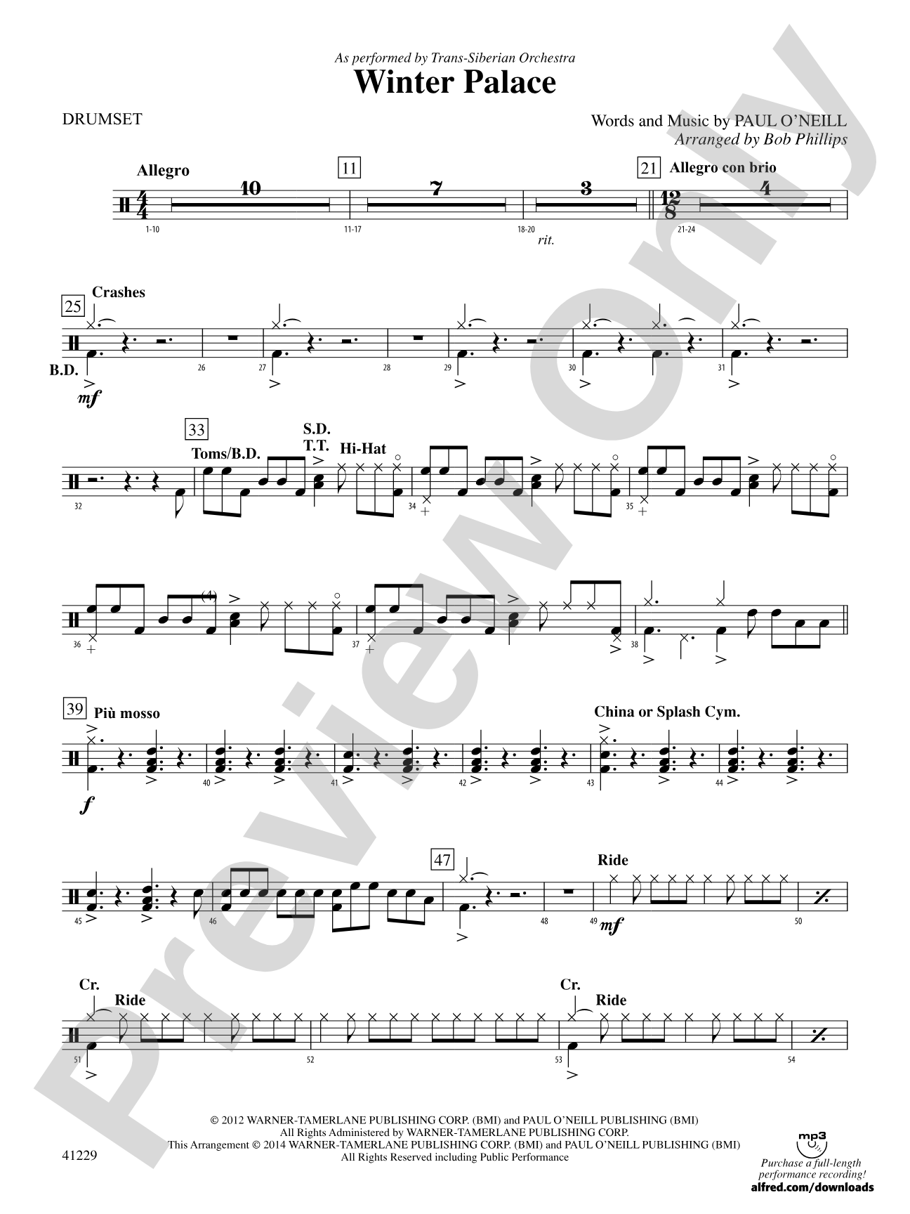 Winter Palace: Drums