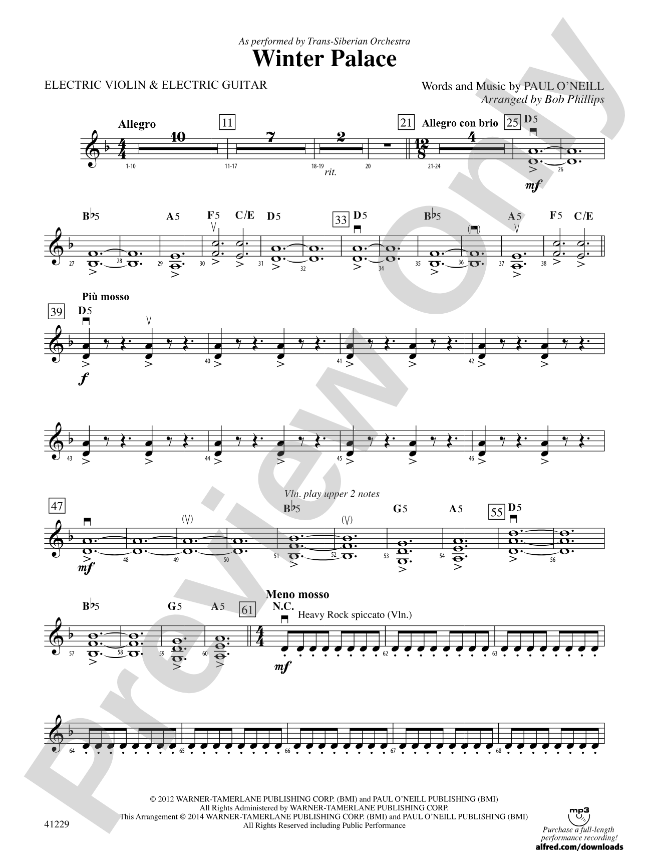 Winter Palace: Guitar