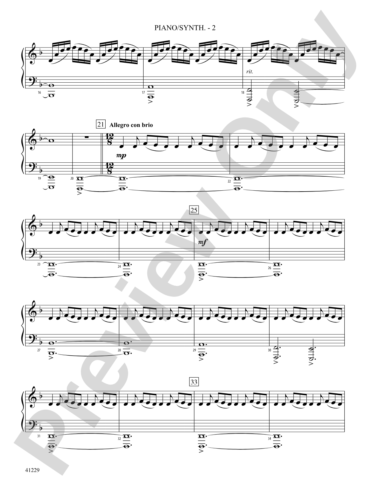 Winter Palace: Piano Accompaniment
