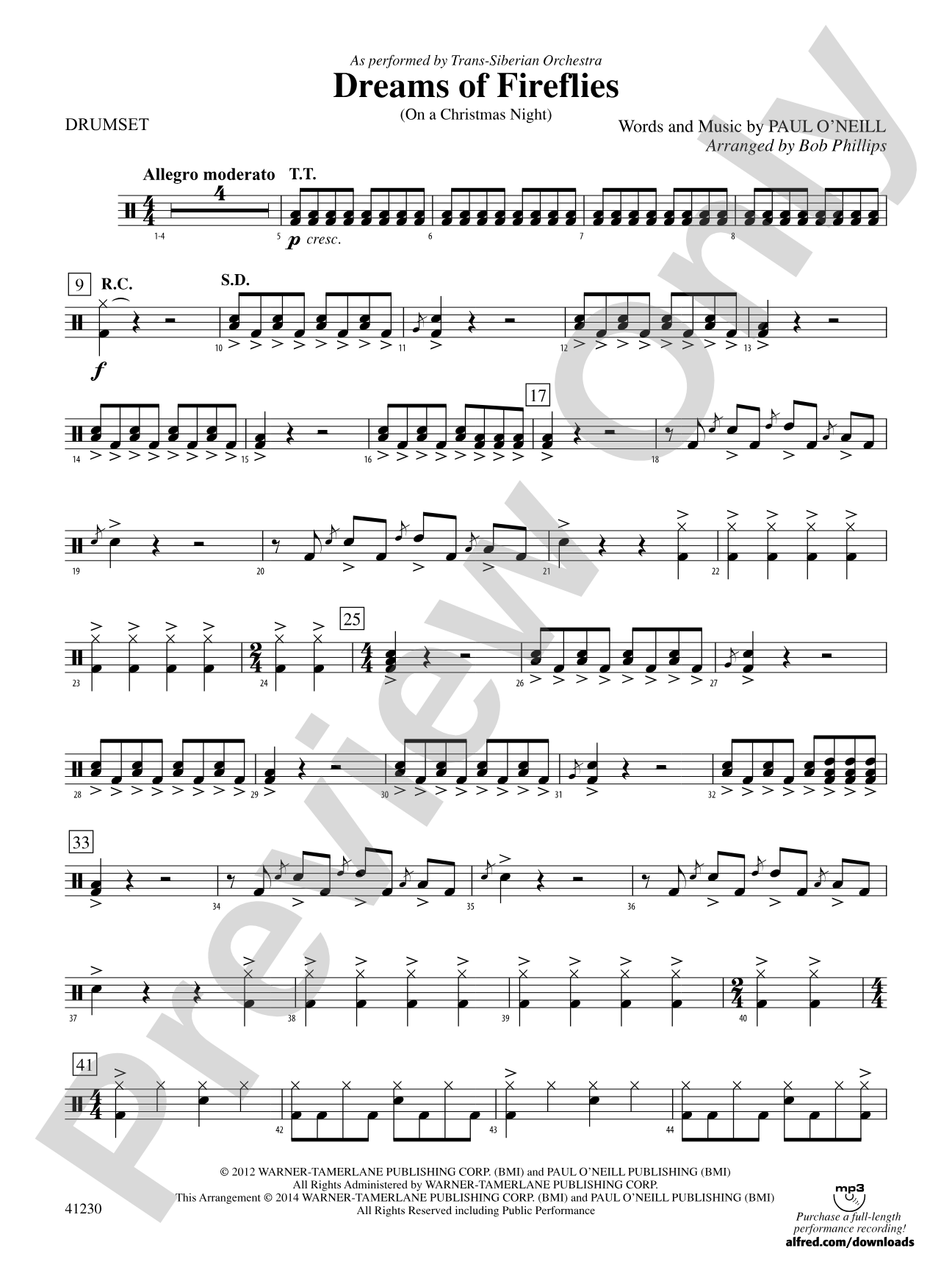 Dreams of Fireflies: Drums