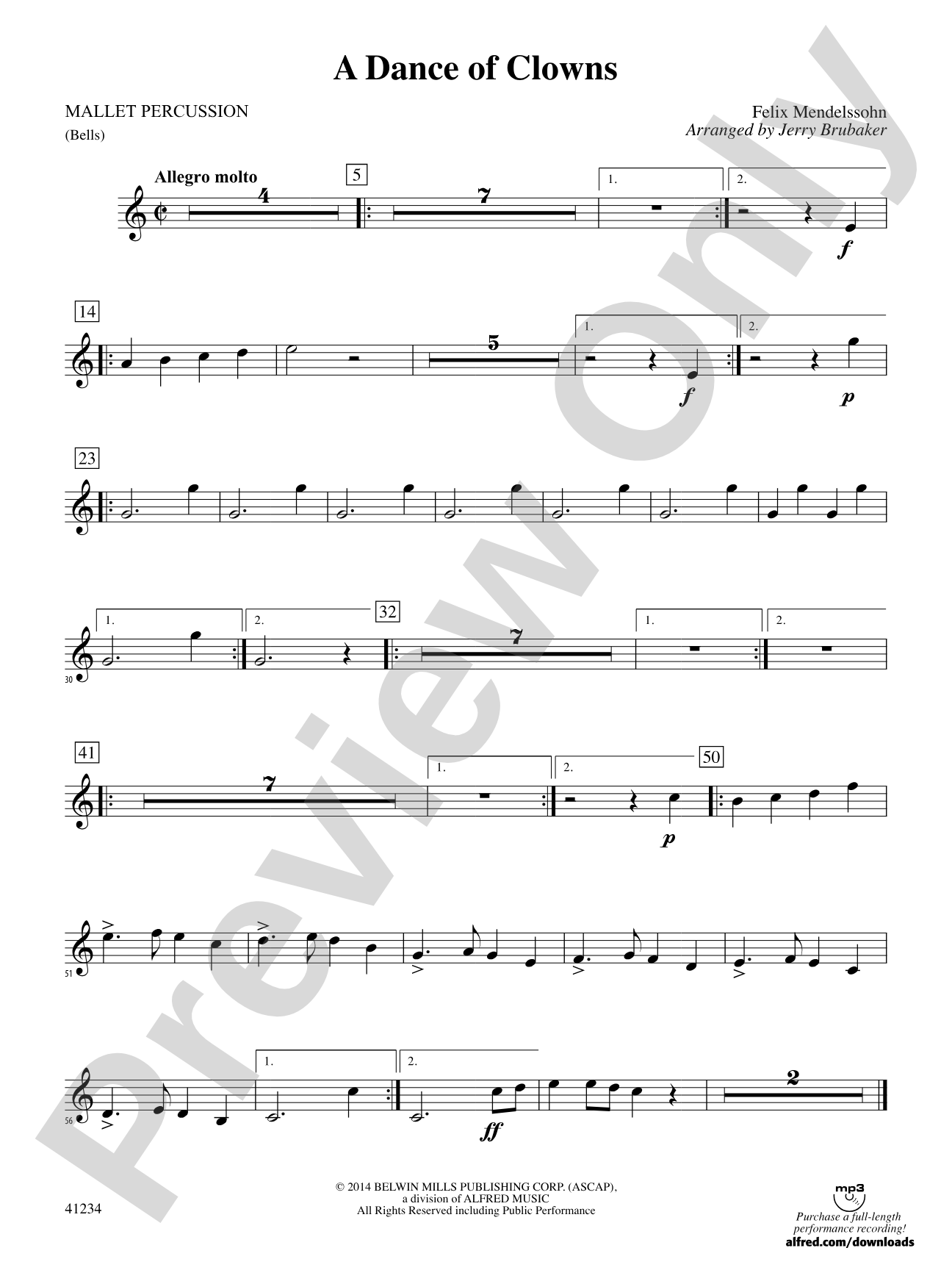 A Dance of Clowns (from A Midsummer Night's Dream): Mallets