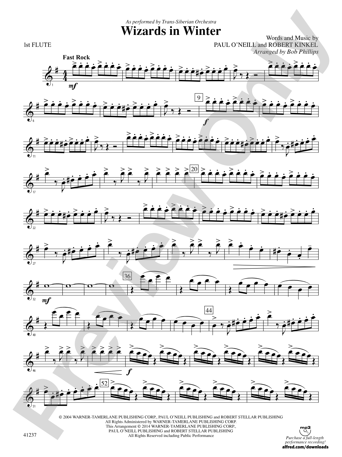 Wizards in Winter: Flute