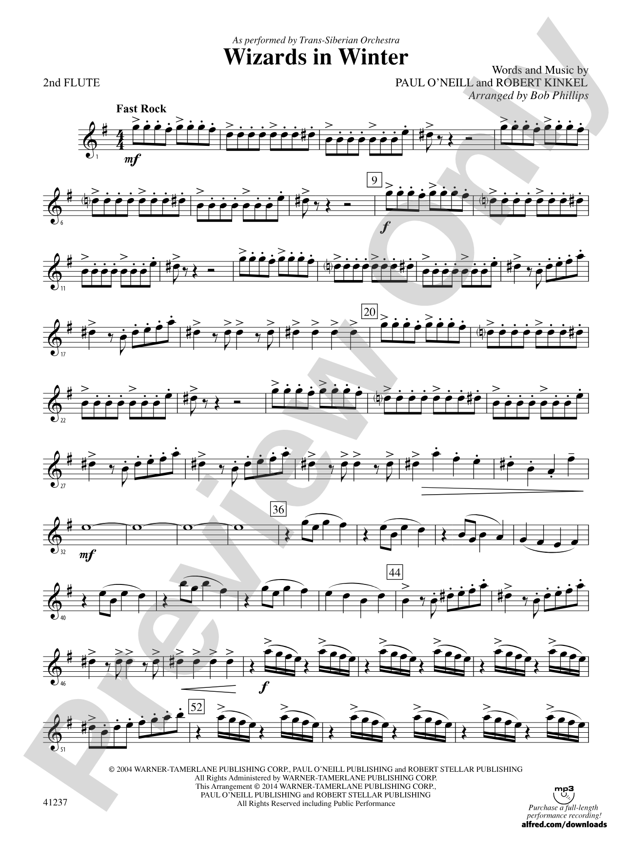 Wizards in Winter: 2nd Flute