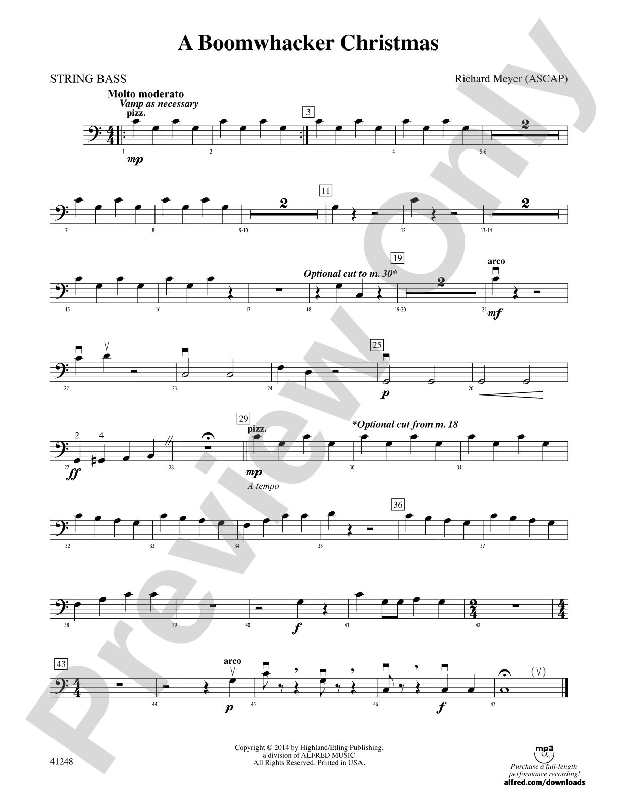 A Boomwhacker Christmas: String Bass